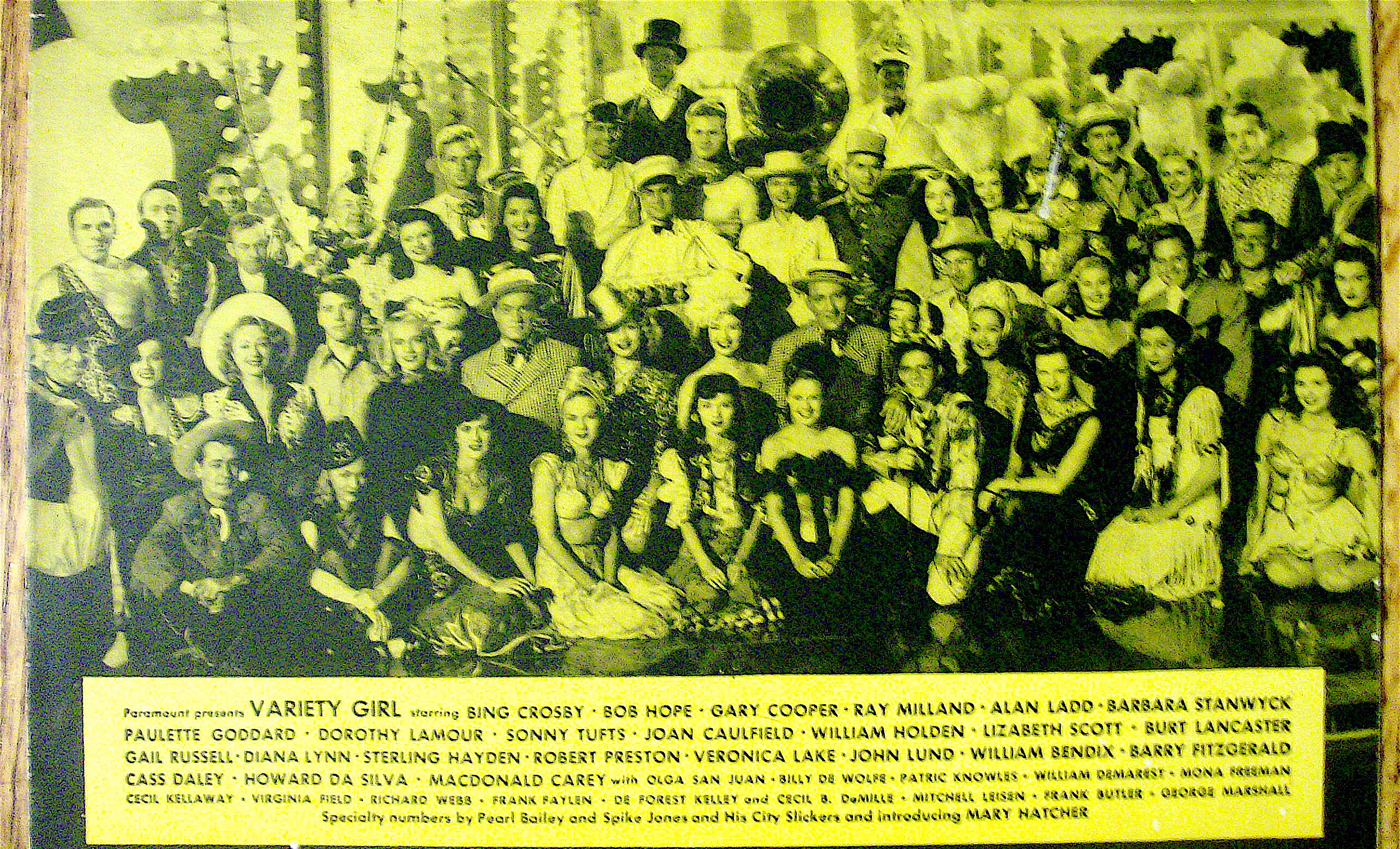 Sheet Music For 1947 Tallahassee (Variety Girl)