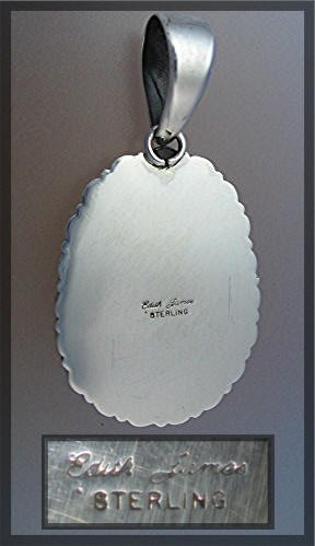 Pendant  Sterling Silver Turquoise Edith James