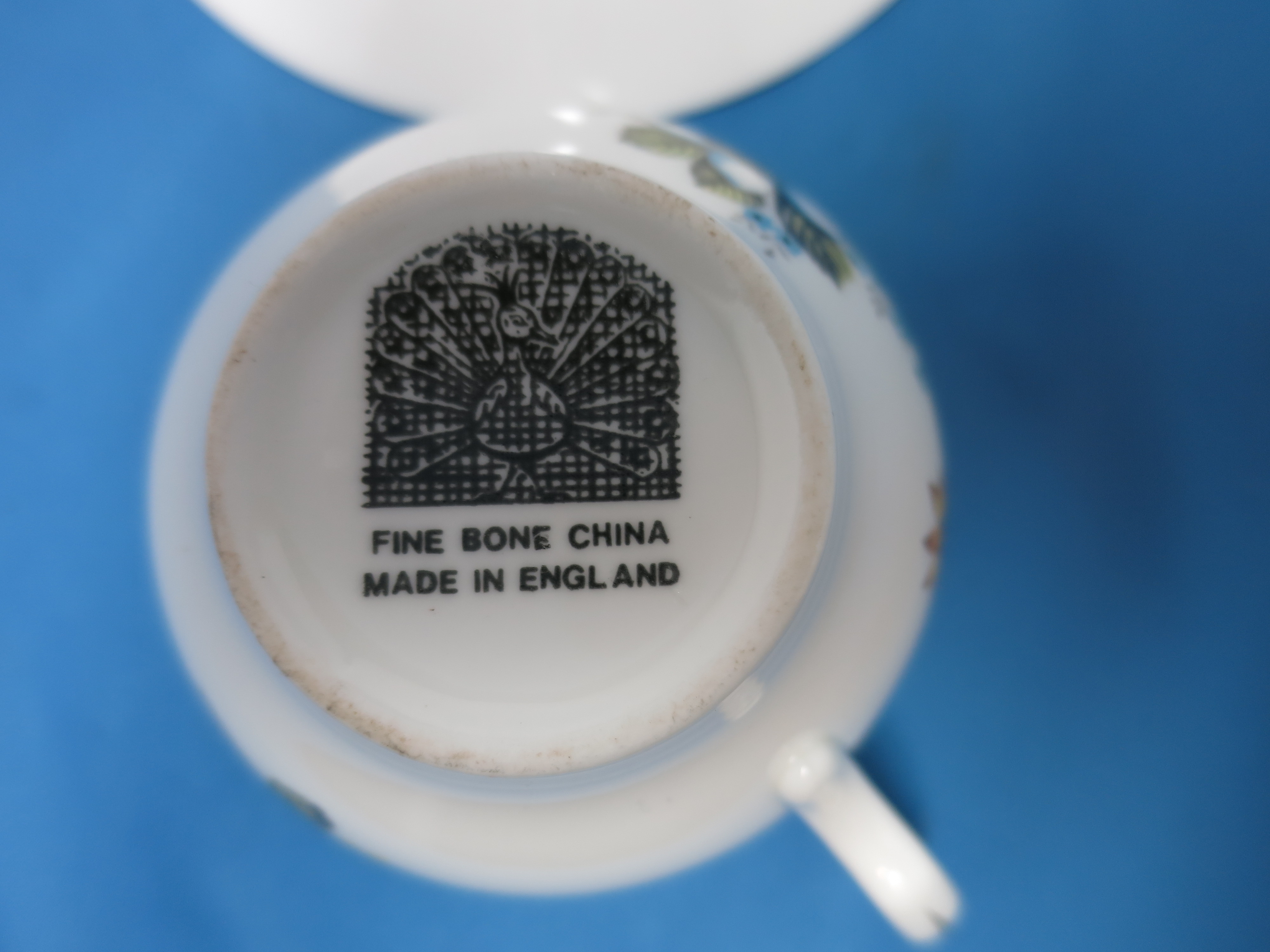 Bone China Cup and Saucer Made in England Floral