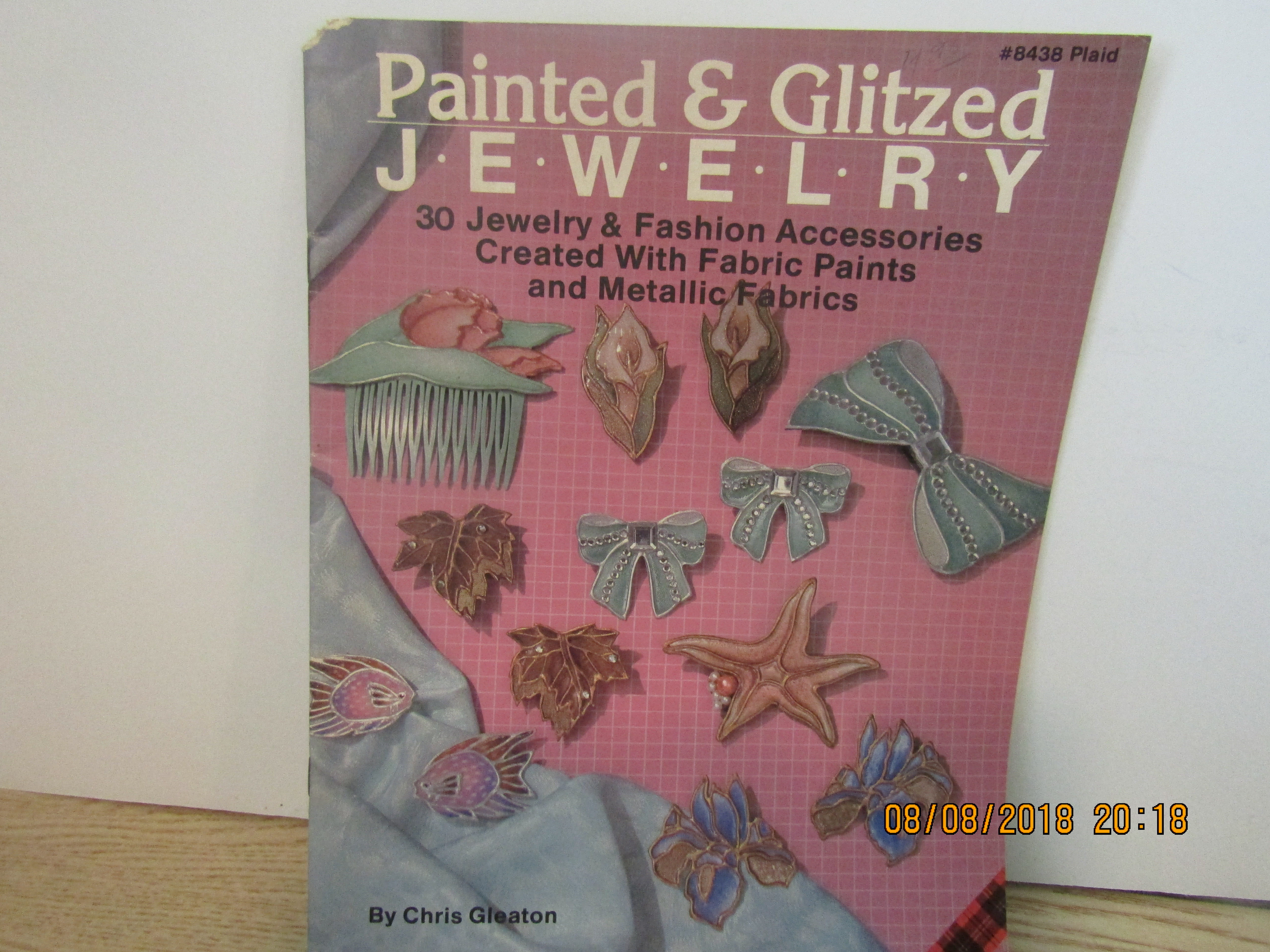 Plaid Craft Book Painted & Glitzed Jewelry  #8438