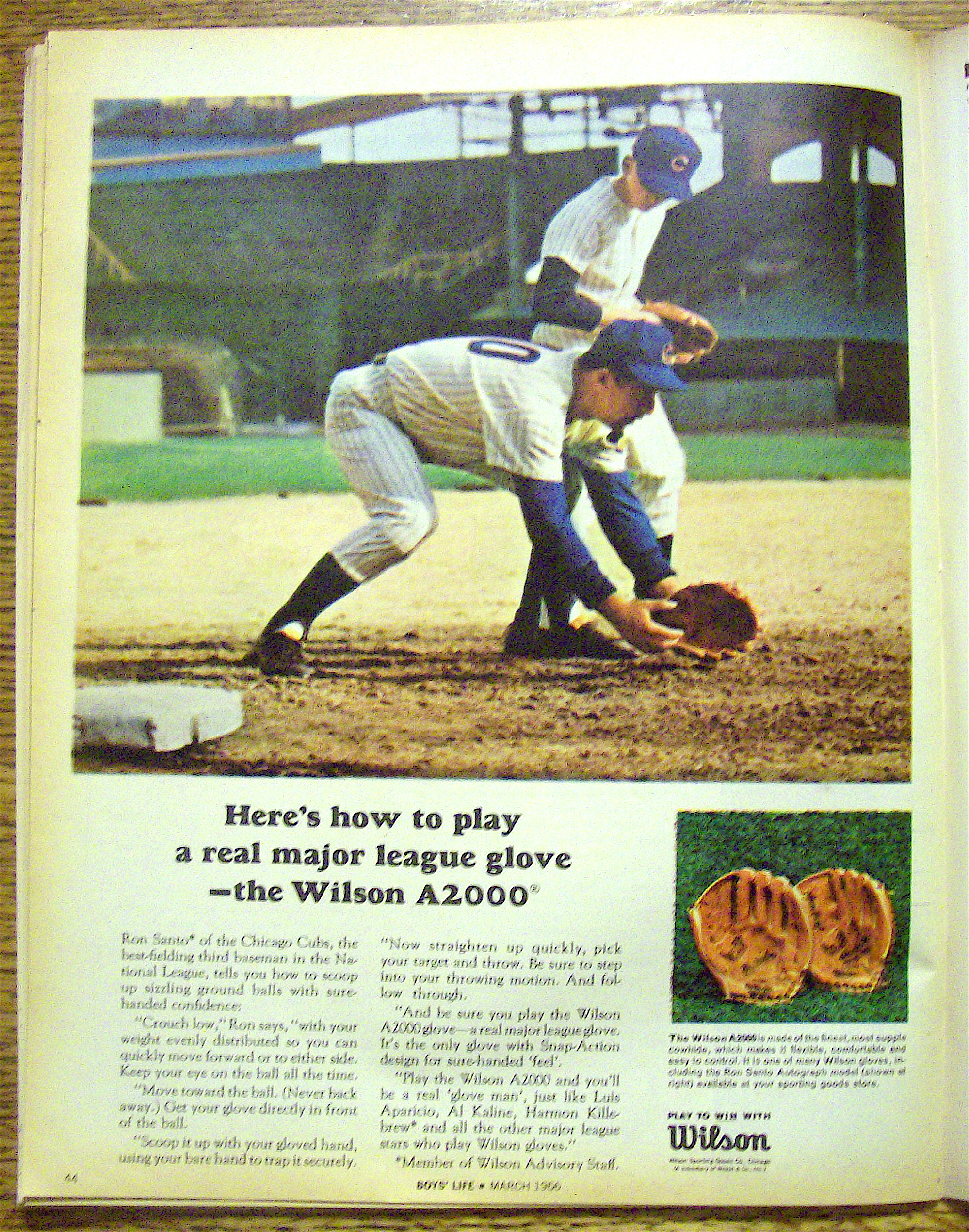 Boys' Life Magazine-March 1966-Willie Mays