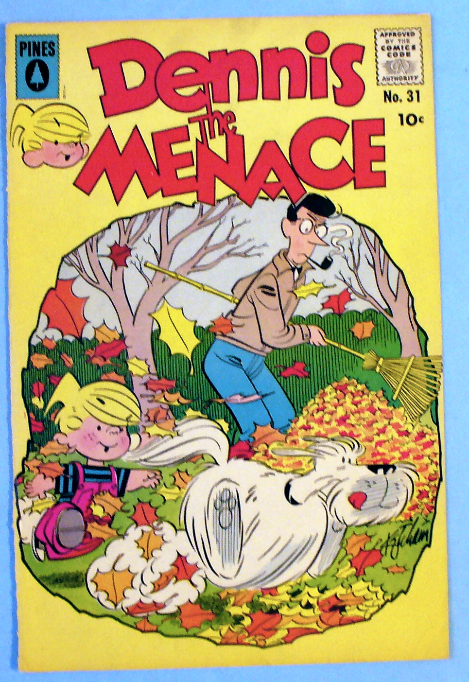 Dennis the Menace Comic Cover #31-1958-Dennis & Dog