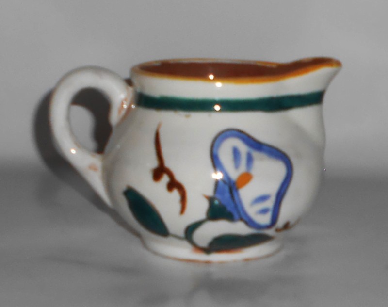 VINTAGE Blue Ridge Pottery Garden Flower Creamer
