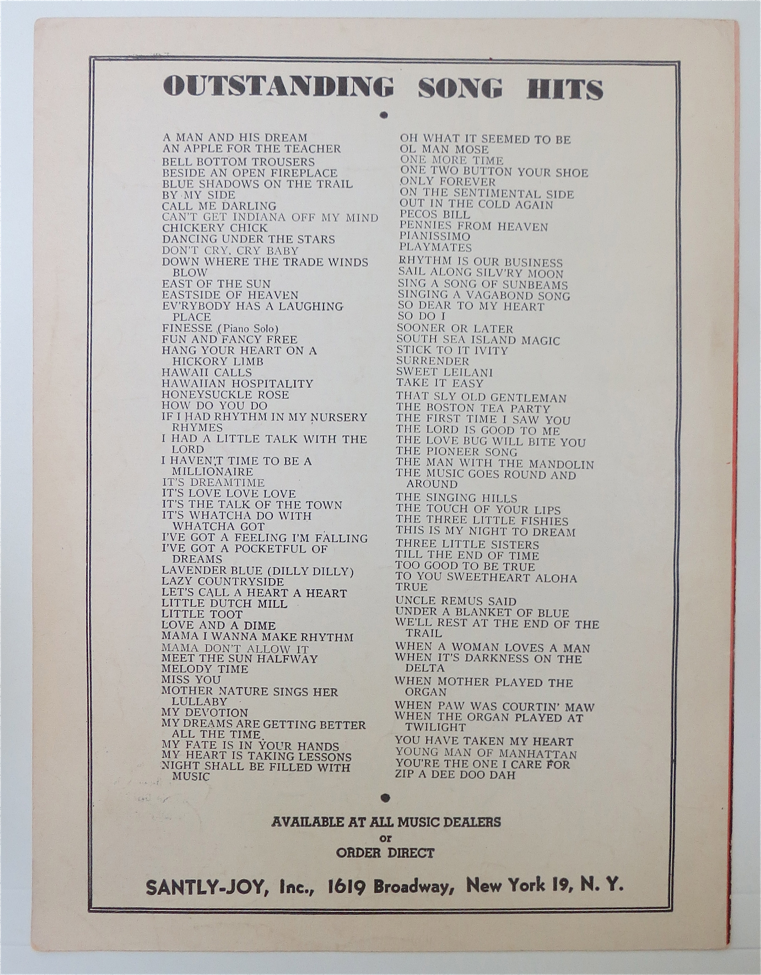 1949 My Foolish Heart By Young & Washington