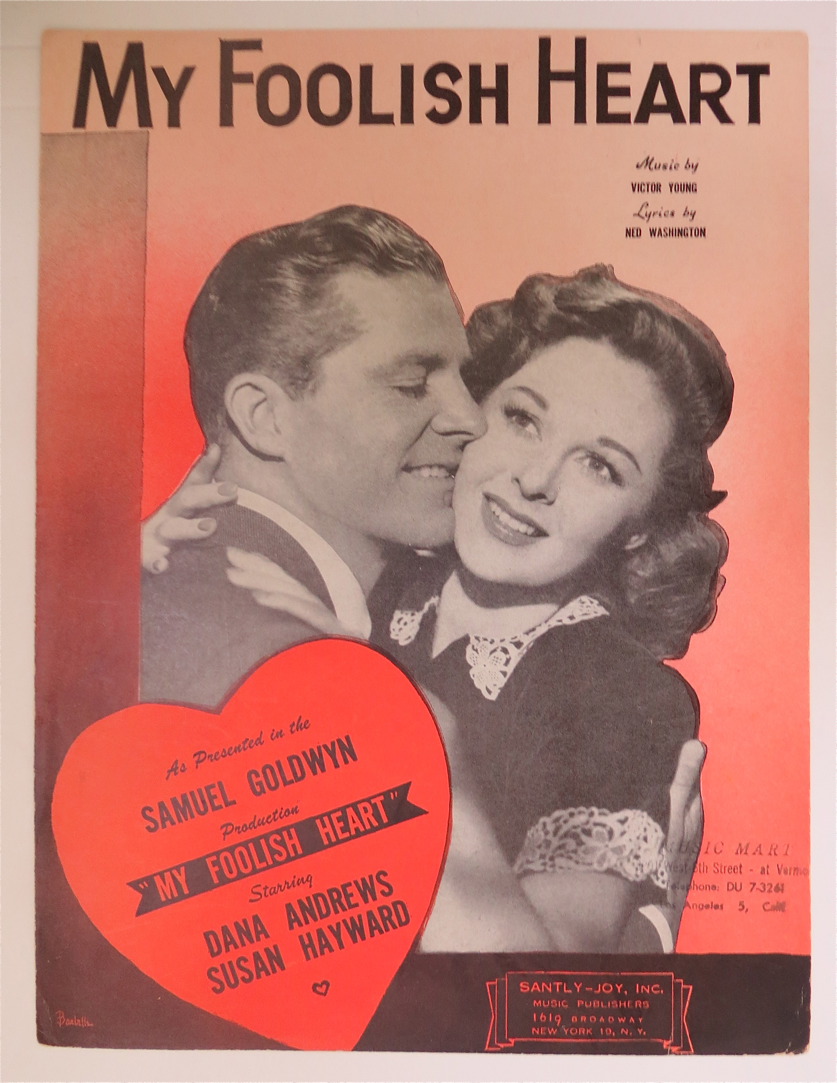 1949 My Foolish Heart By Young & Washington