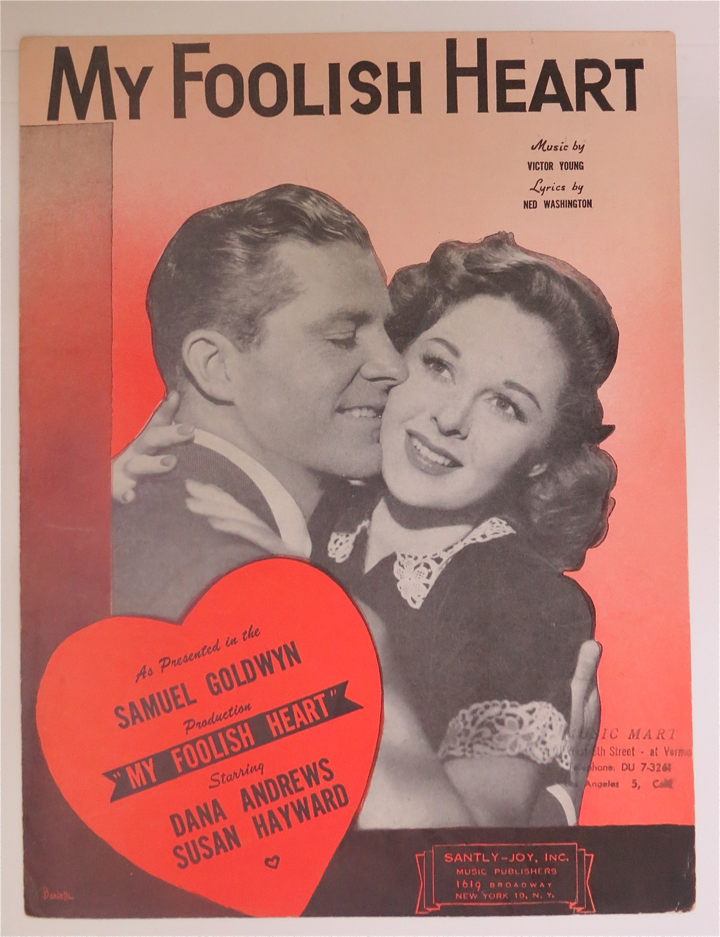 1949 My Foolish Heart By Young & Washington