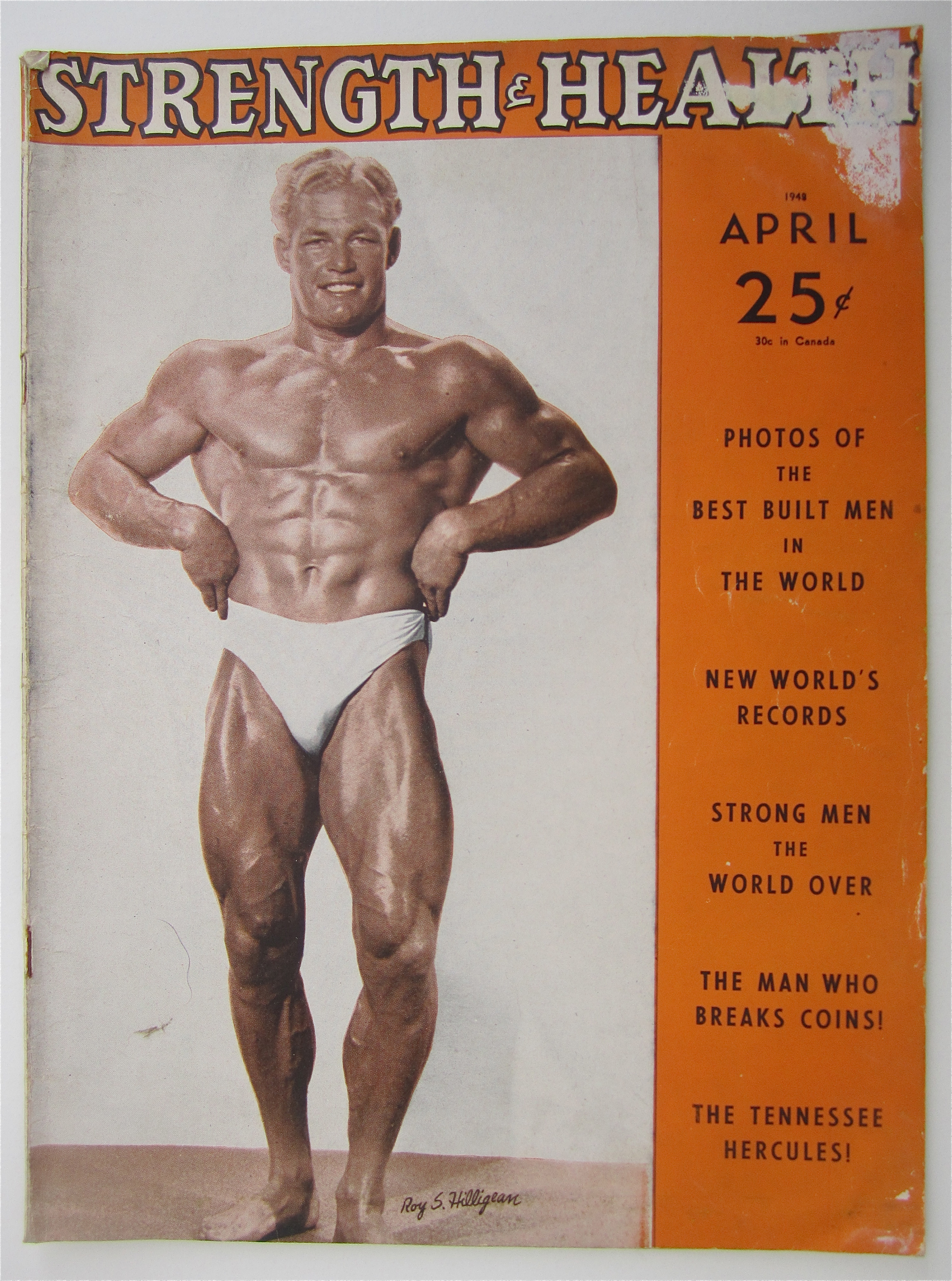 Strength & Health Magazine April 1948 Roy S. Hilligean