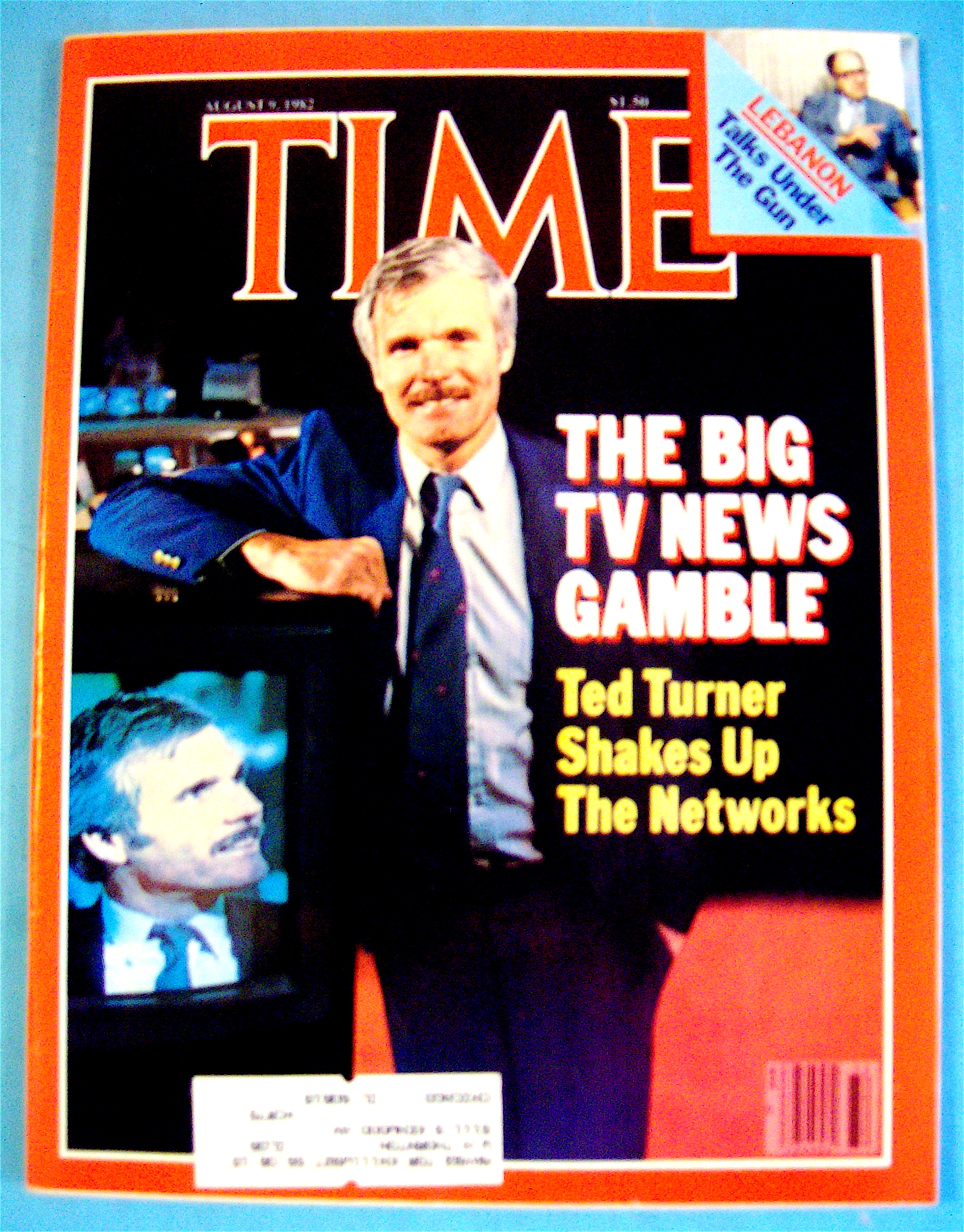 Time Magazine-August 9, 1982-Ted Turner