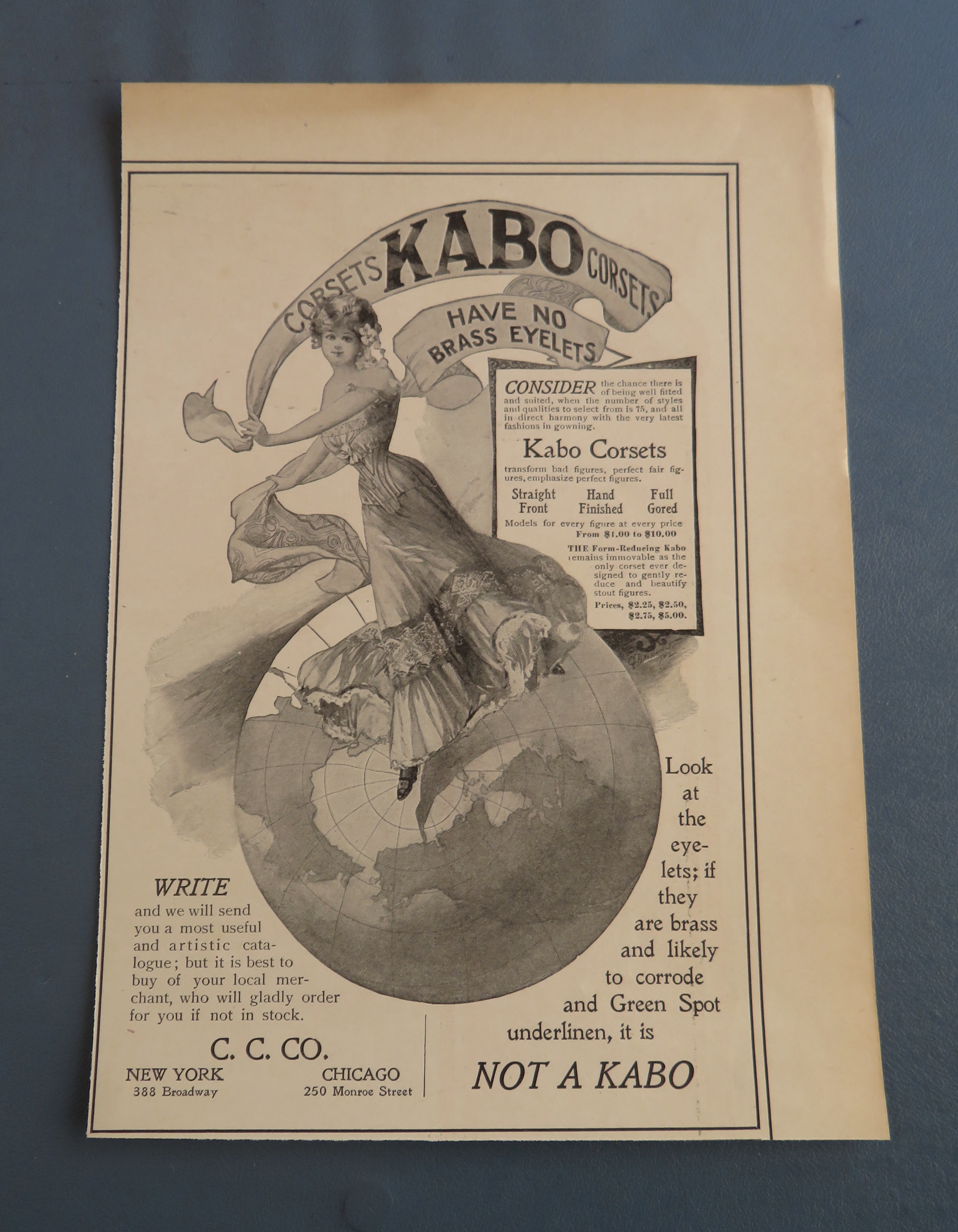 1900 Kabo Corsets with Lovely Woman
