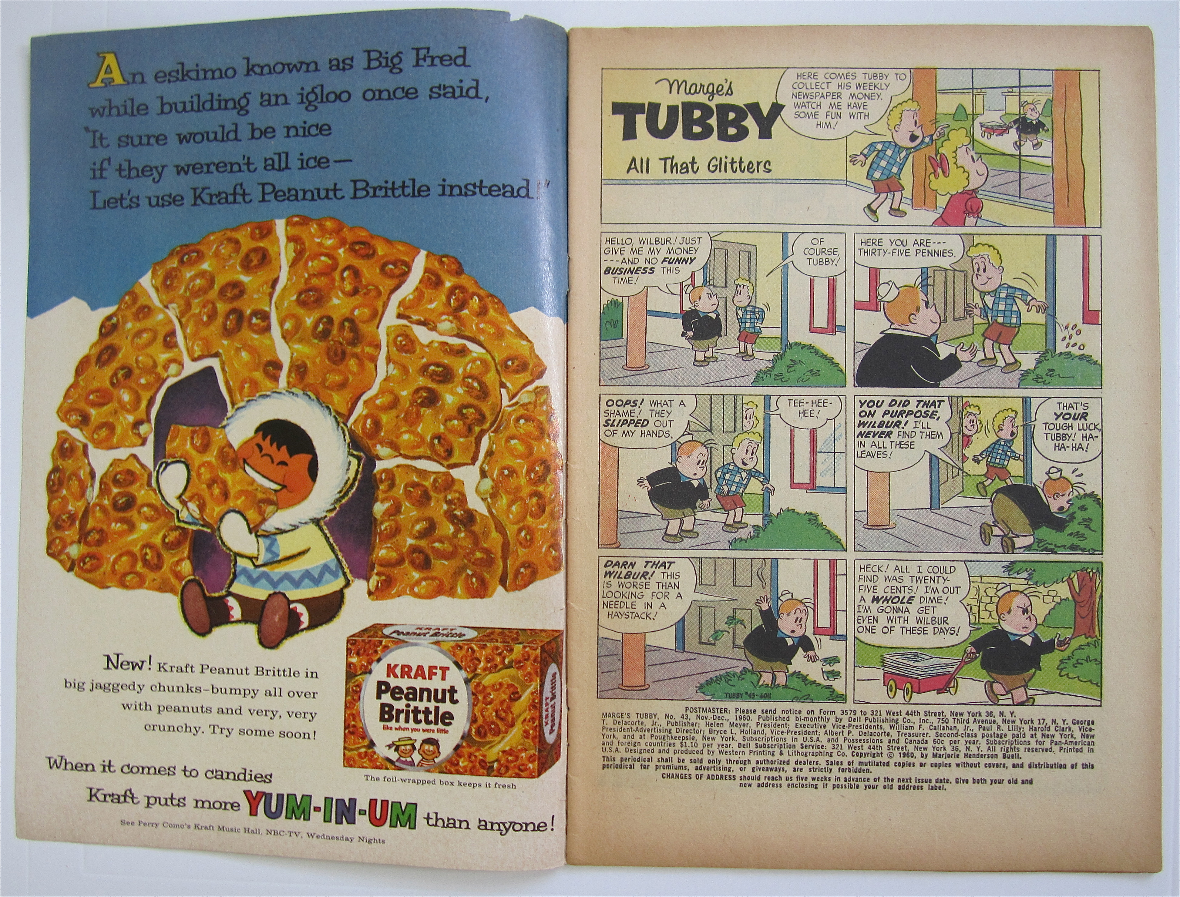 Marge's Tubby Comic November-December 1960 # 43