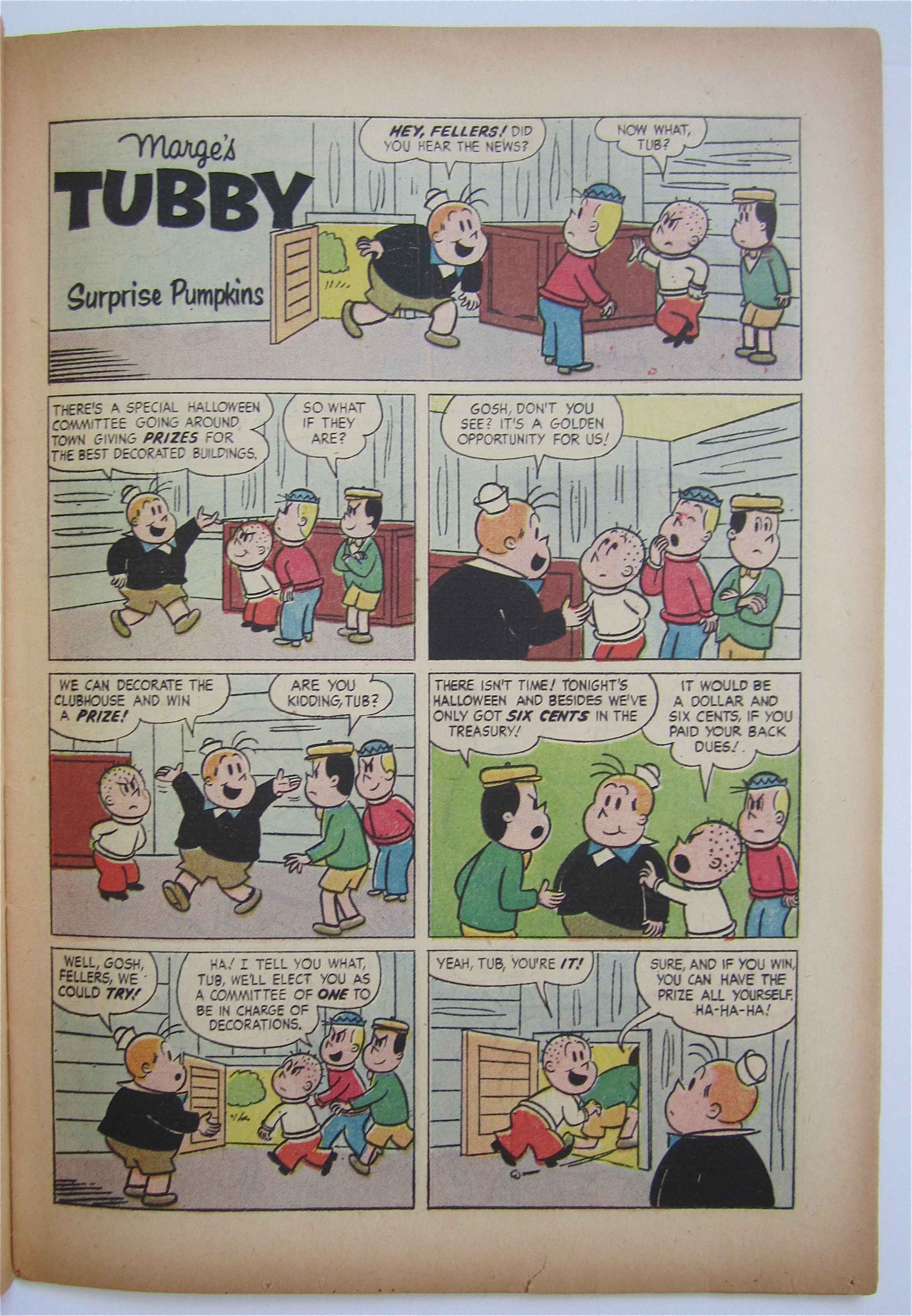 Marge's Tubby Comic November-December 1960 # 43