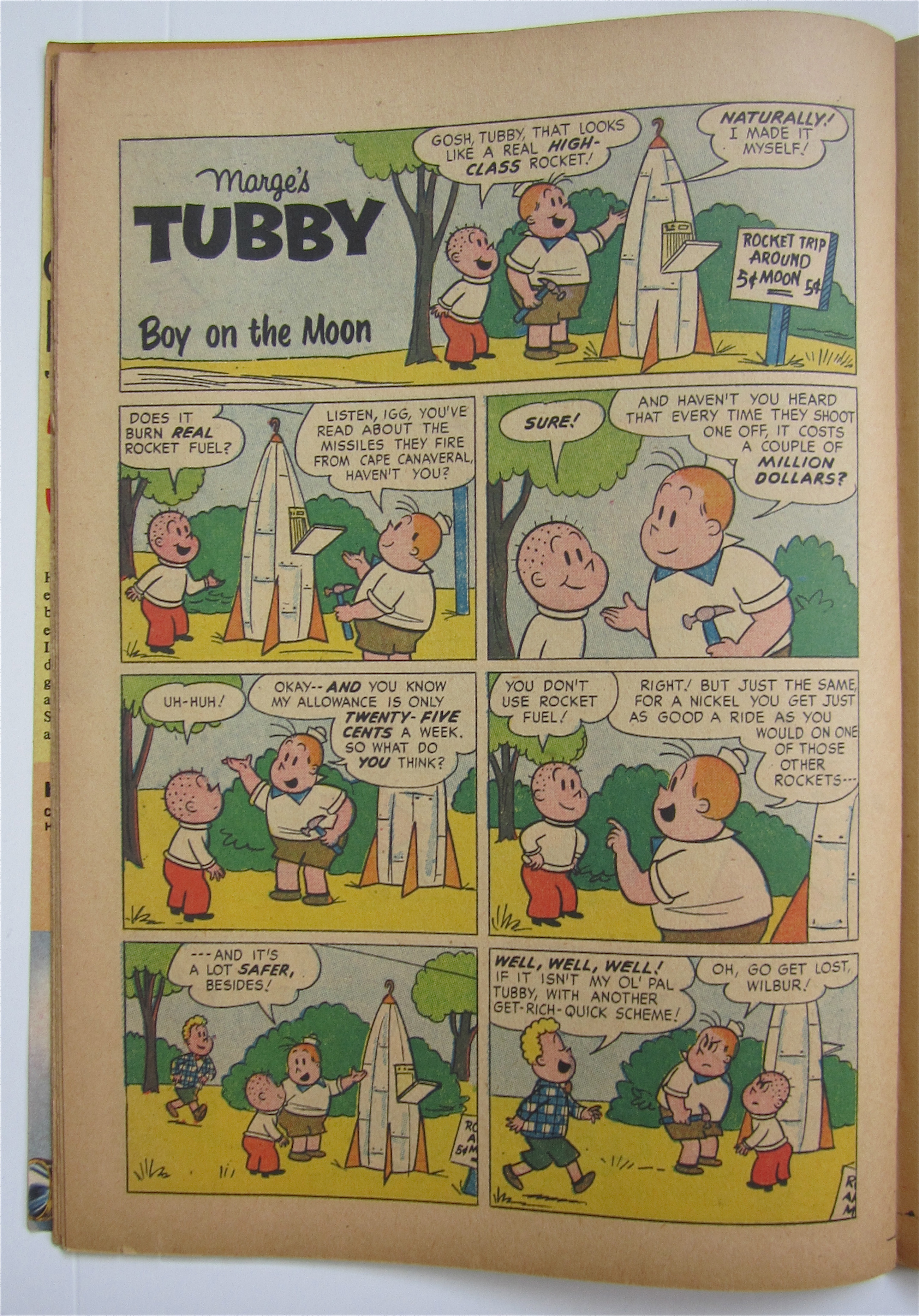 Marge's Tubby Comic July-August 1960 Toothday