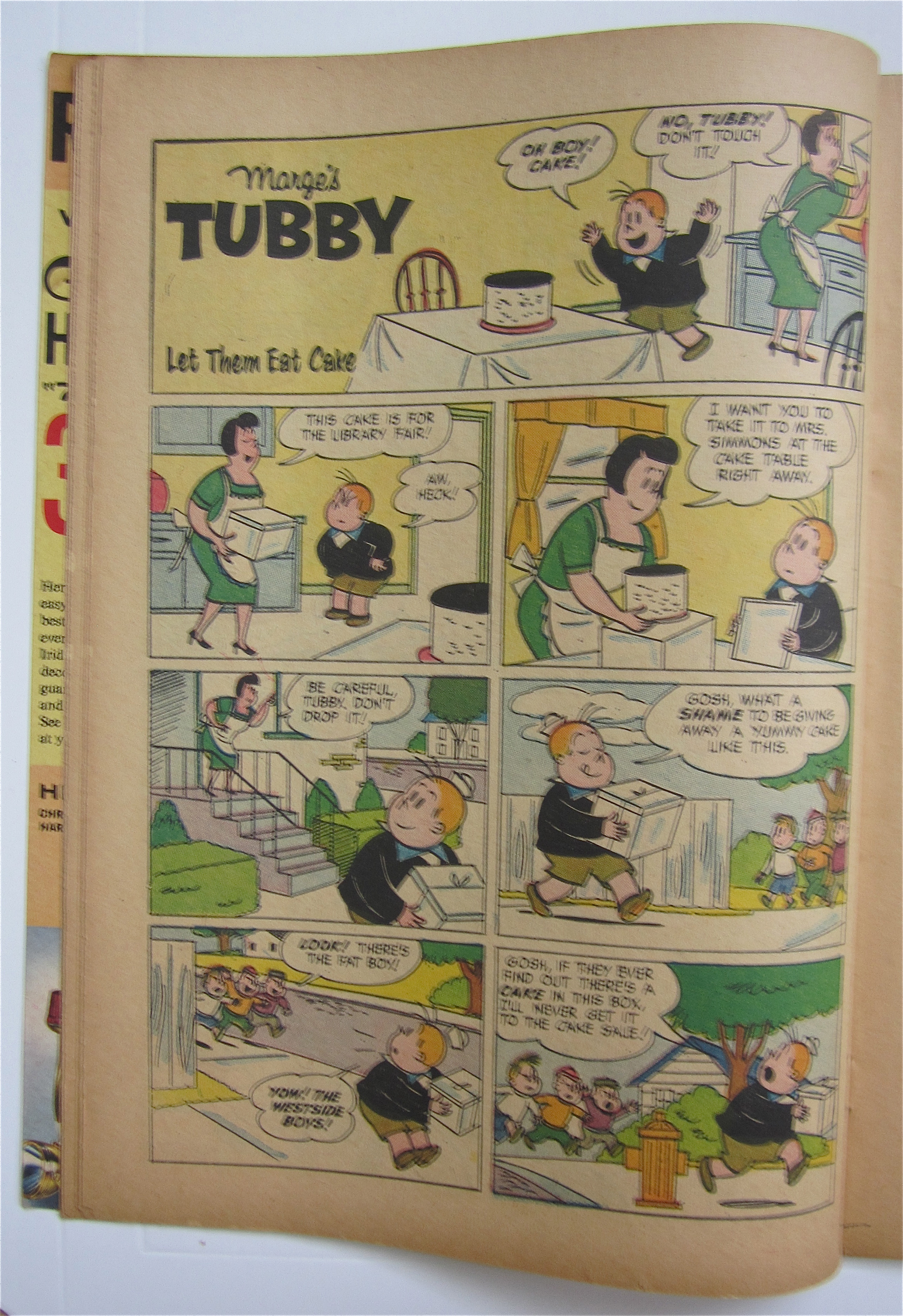 Marge's Tubby Comic July-August 1960 Toothday