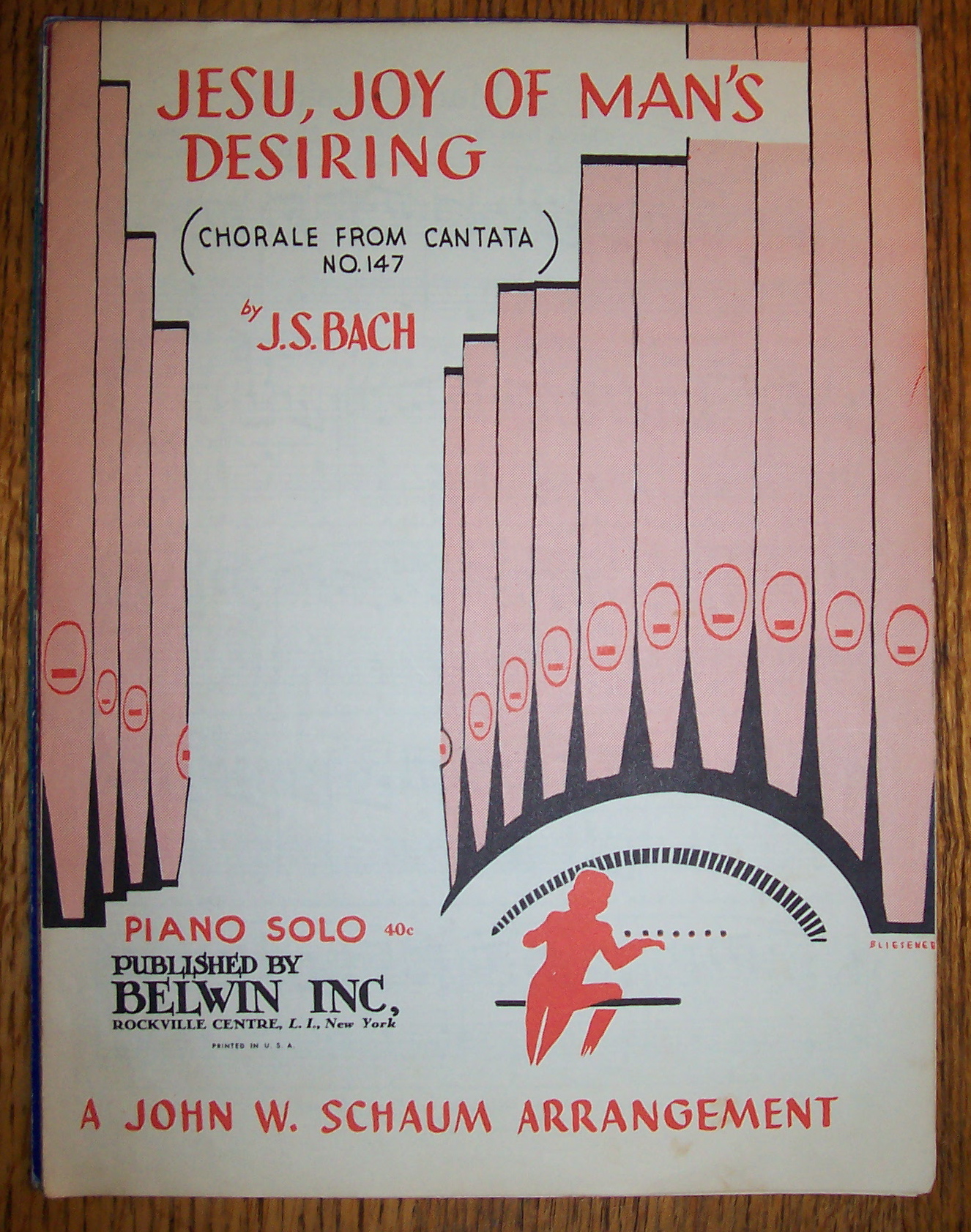 Sheet Music For 1951 Jesu, Joy Of Man's Desiring