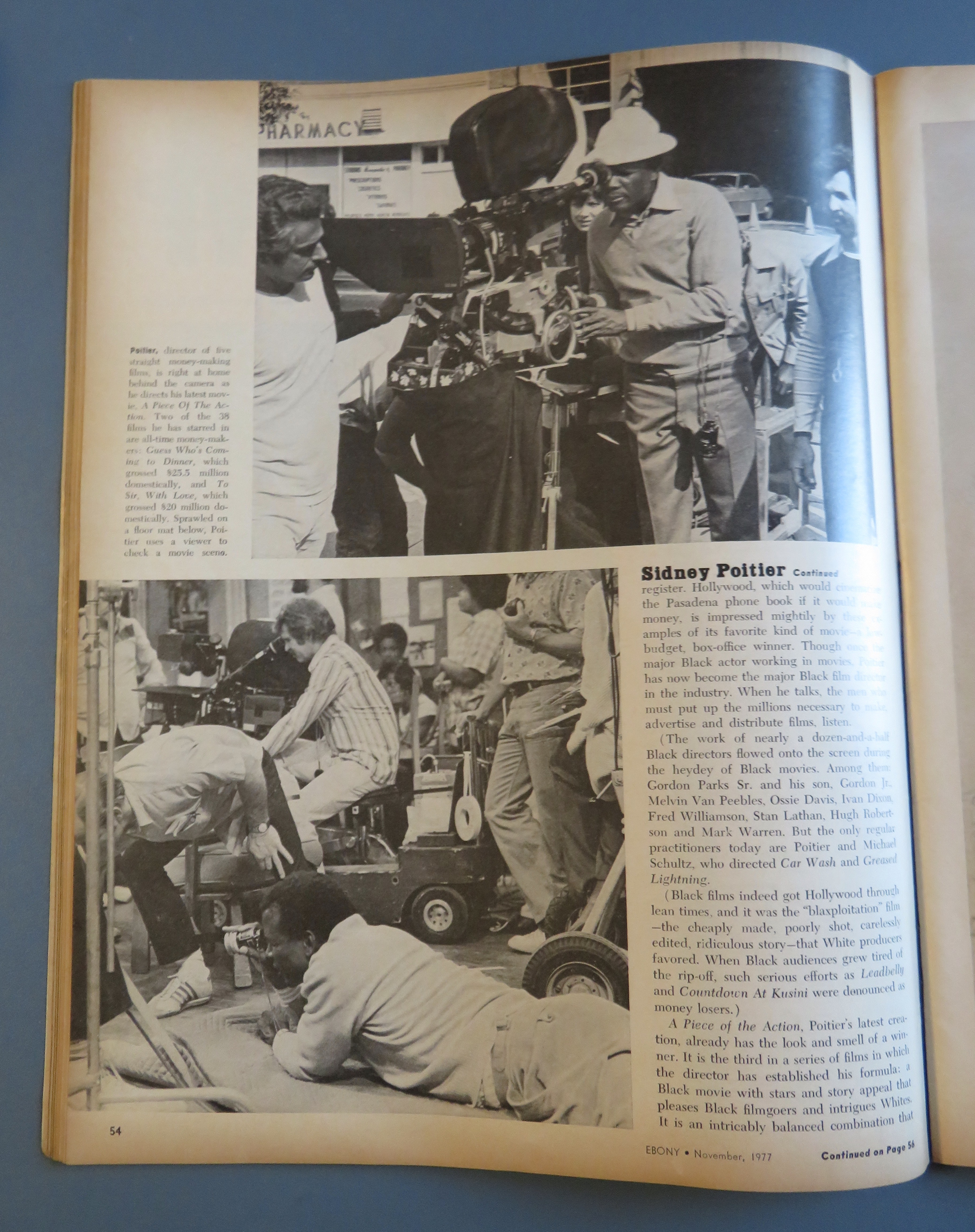 Ebony Magazine-November 1977-Sidney Poitier