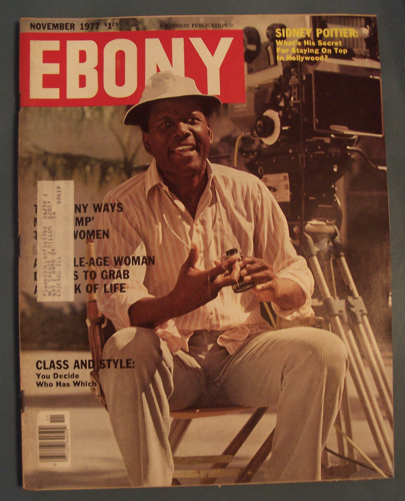 Ebony Magazine-November 1977-Sidney Poitier