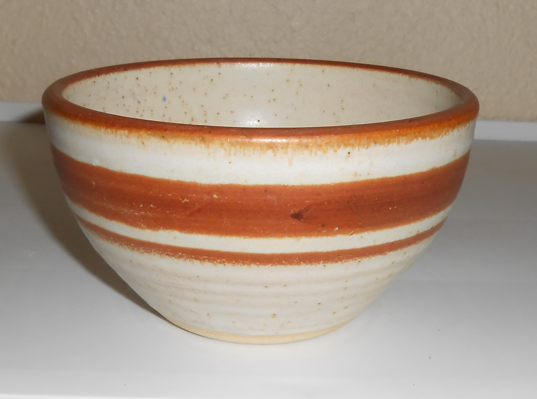 Bennett Welsh Studio Pottery Handmade Decorated Cereal