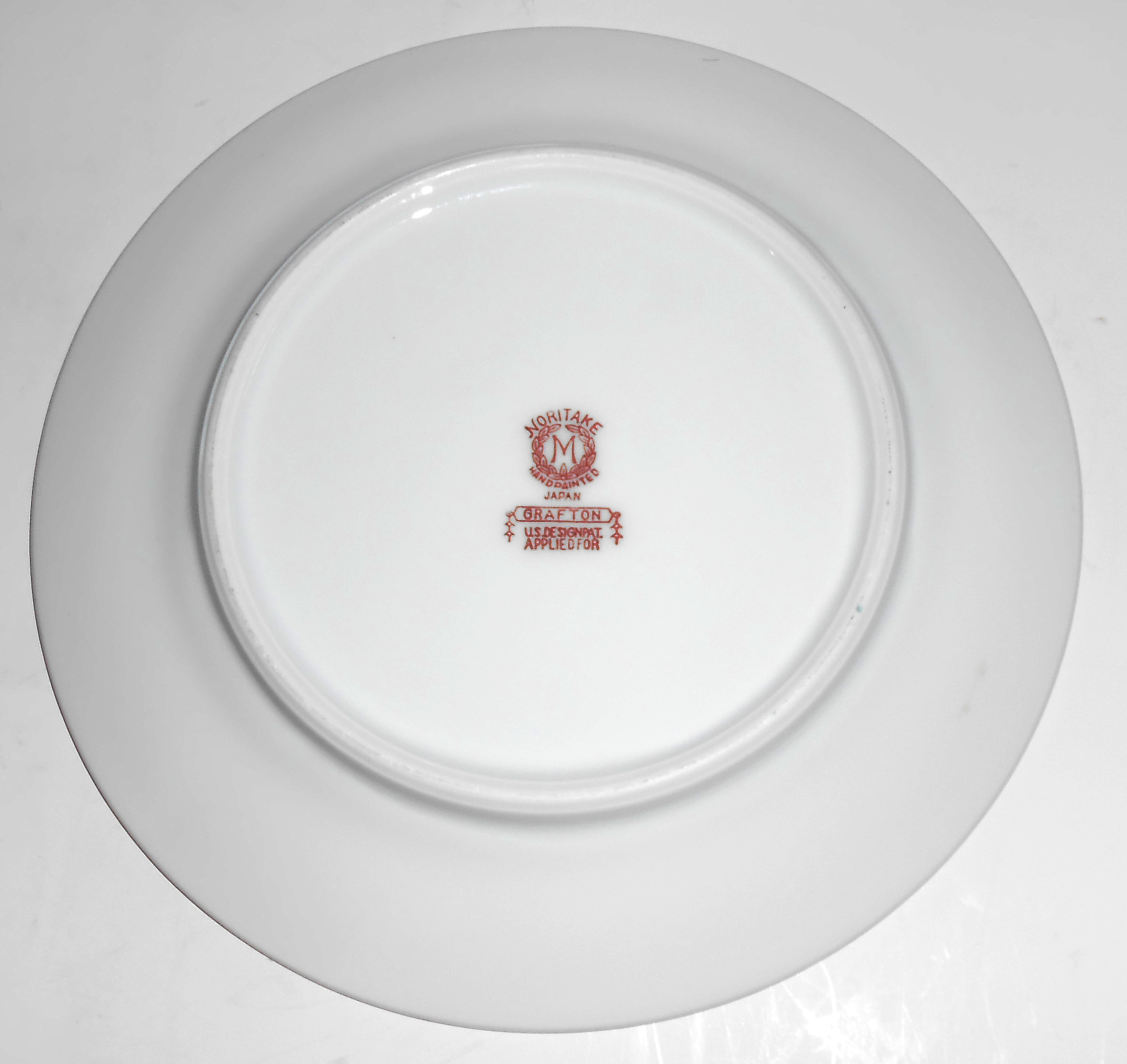 Noritake Porcelain China Grafton W/Gold Bread Plate