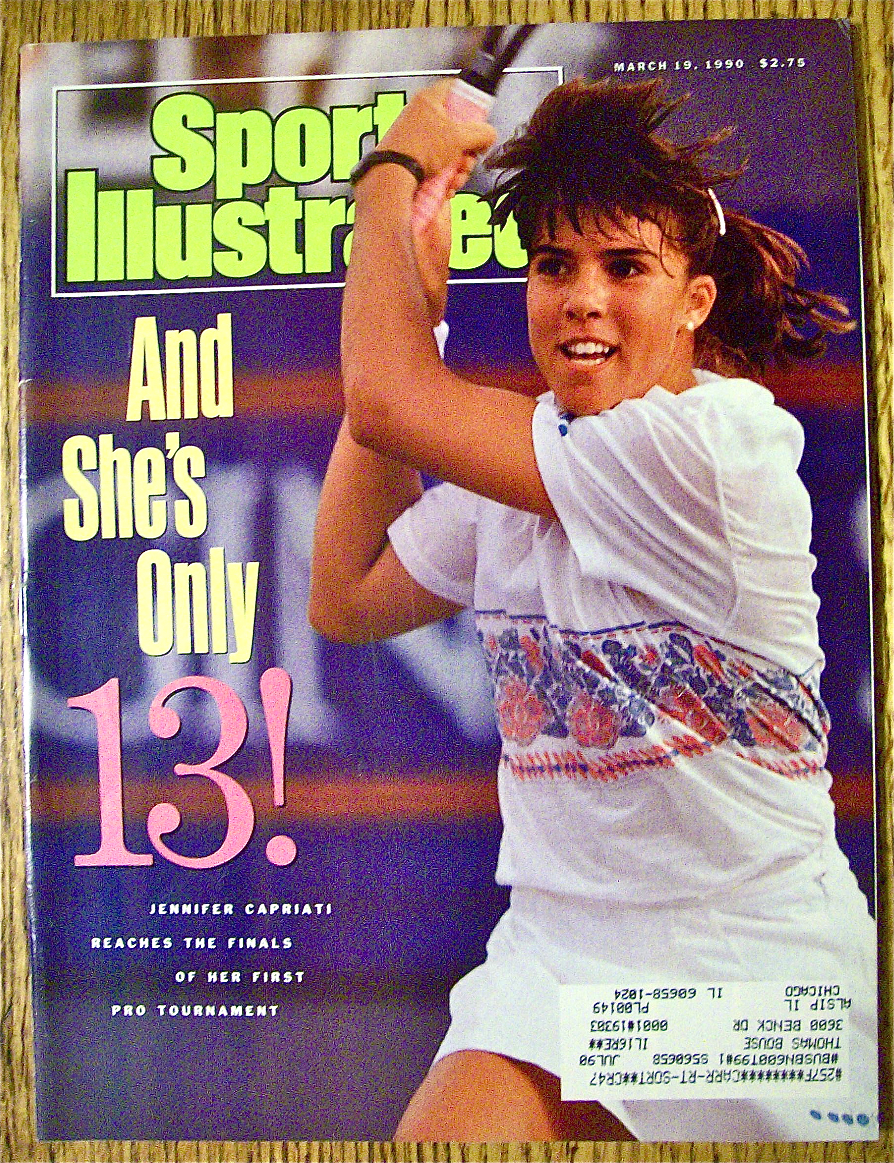 Sports Illustrated Magazine March 19, 1990 J. Capriati