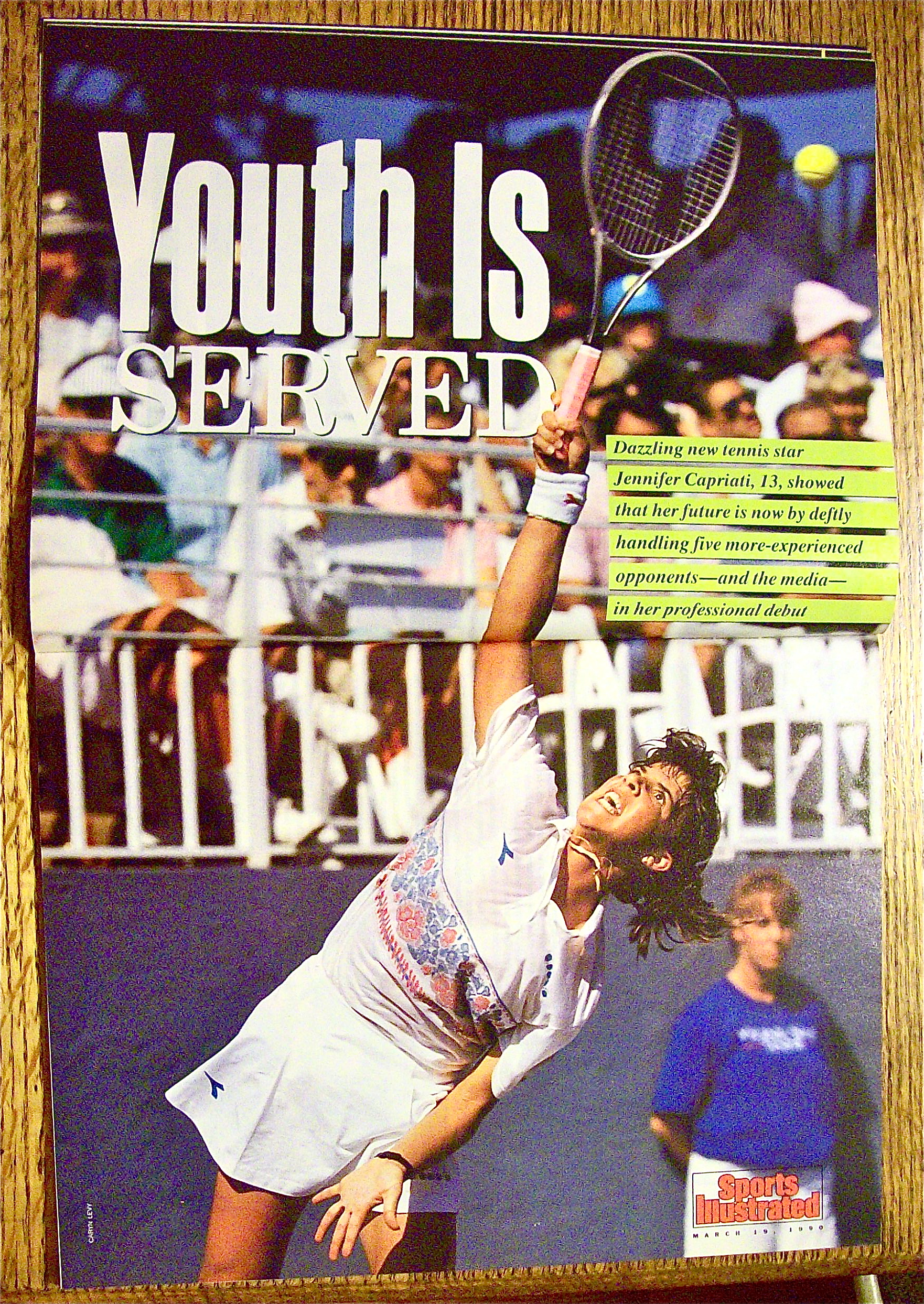 Sports Illustrated Magazine March 19, 1990 J. Capriati