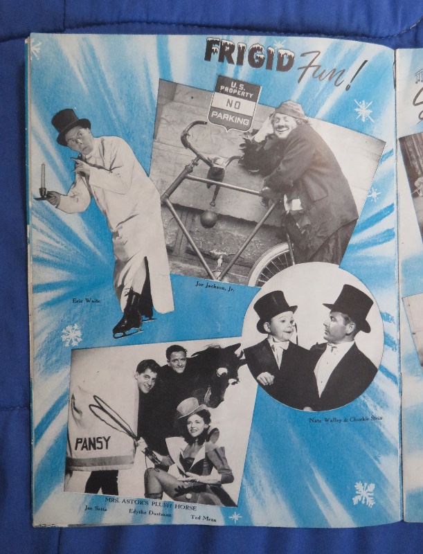 Original 1944 Ice Capades Program With George Petty Cover