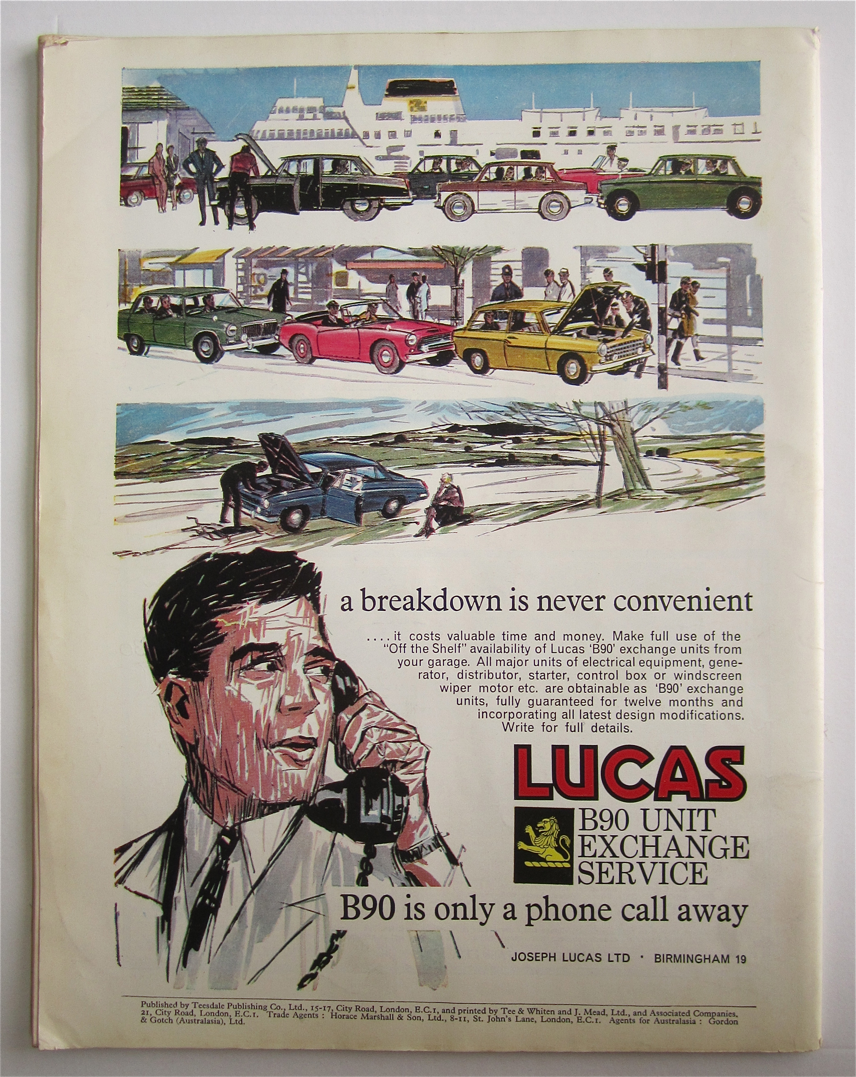 Motor Sport Magazine August 1965 N.A.R.T. Again