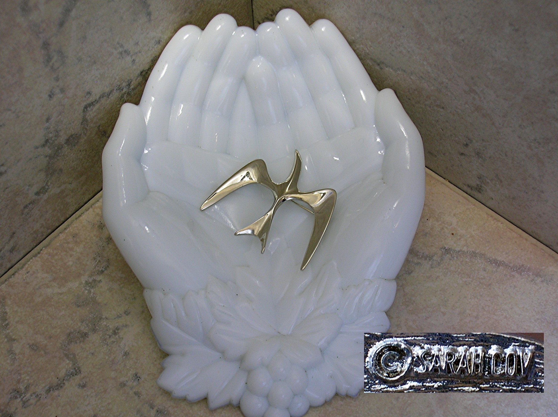 Silvertone SARAH COVENTRY Bird Brooch