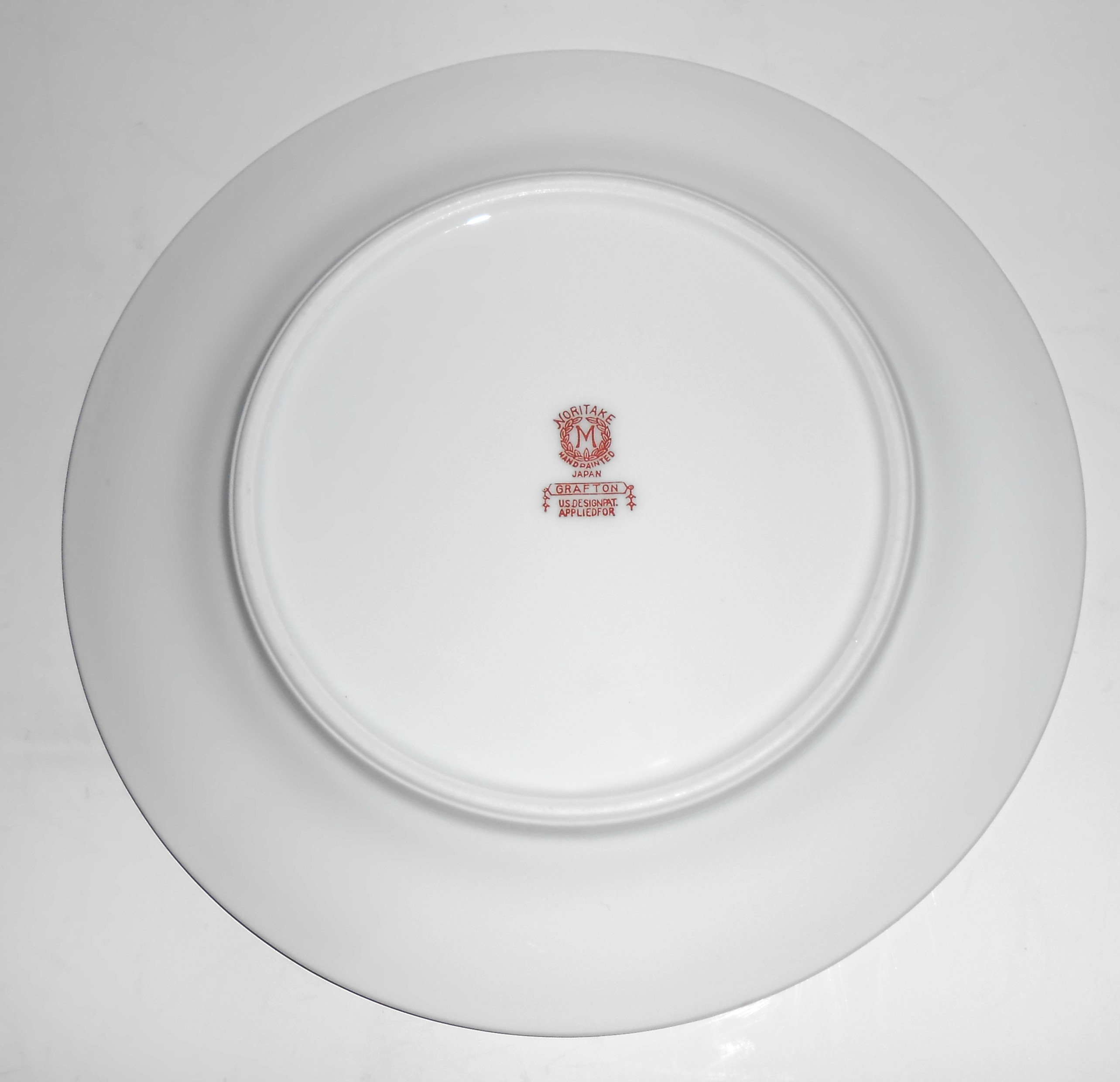 Noritake Porcelain China Grafton W/Gold Salad Plate
