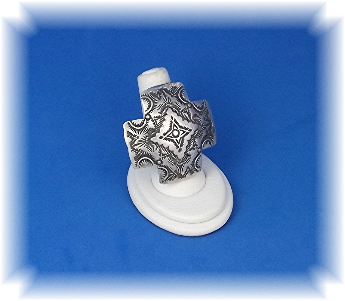 Ring Sterling Silver Handmade Cross Ring VJP Vince Pl