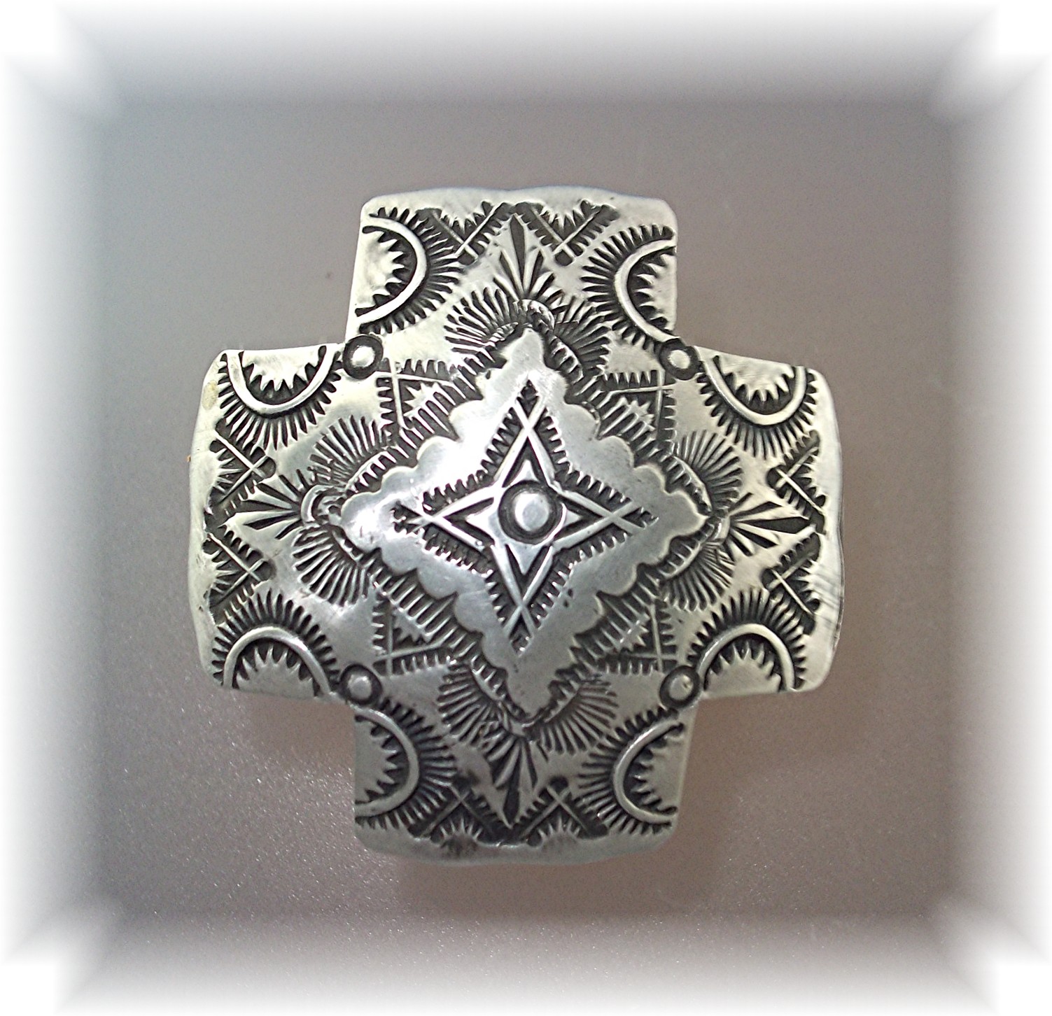 Ring Sterling Silver Handmade Cross Ring VJP Vince Pl