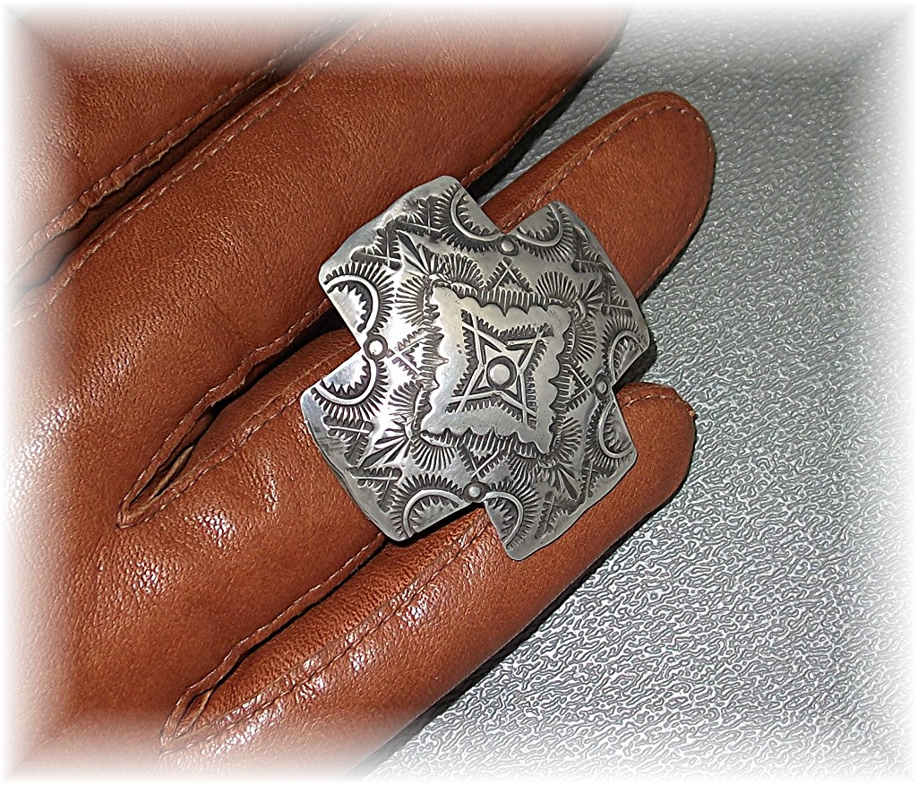 Ring Sterling Silver Handmade Cross Ring VJP Vince Pl