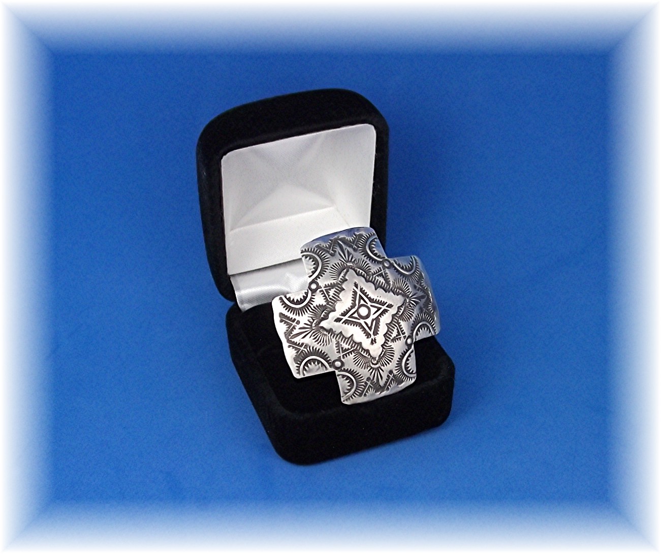 Ring Sterling Silver Handmade Cross Ring VJP Vince Pl