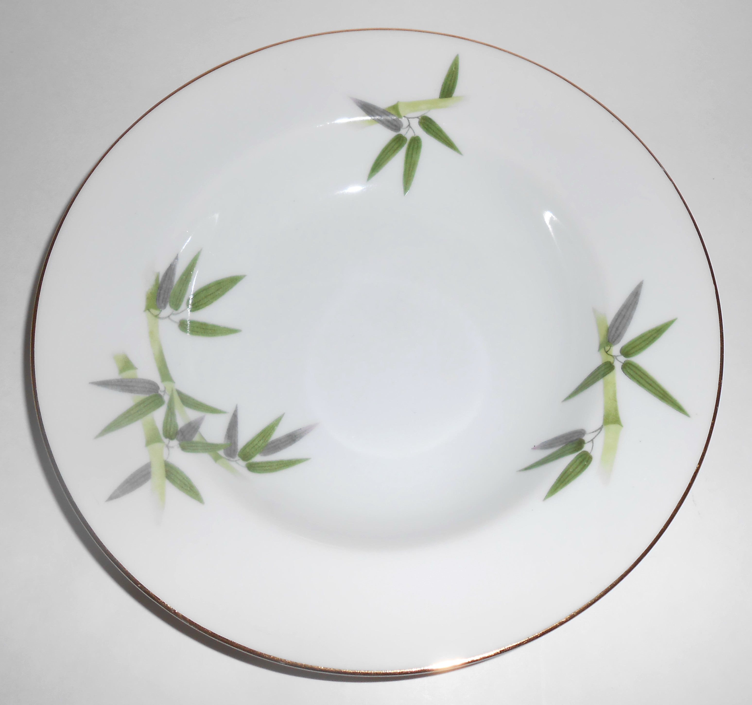 Narumi Porcelain Occupied Japan Spring Bamboo Soup Bowl