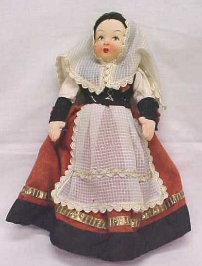 Lenci Type Doll Ethnic Dress