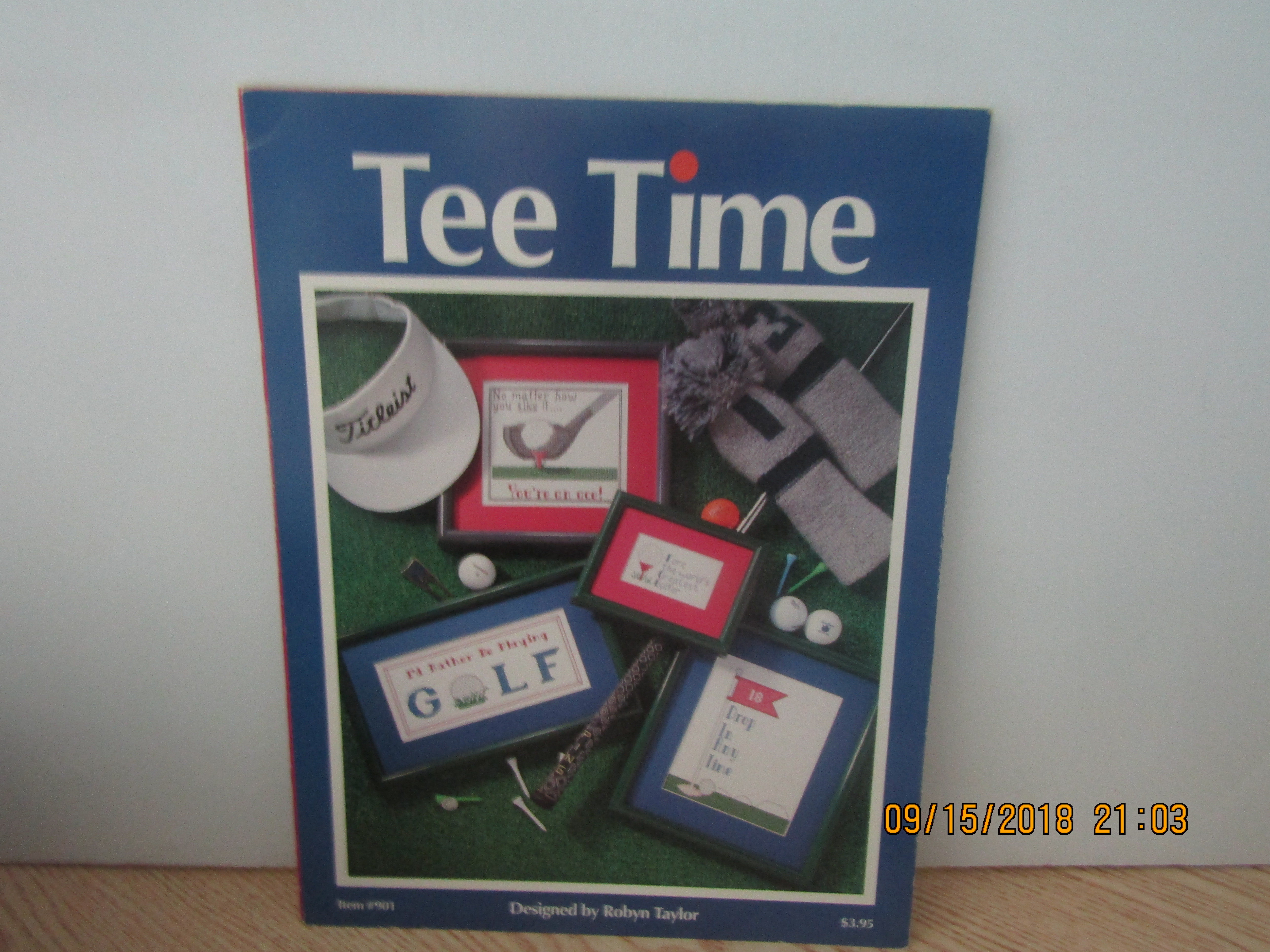 Just Cross Stitch Book Tee Time  #901