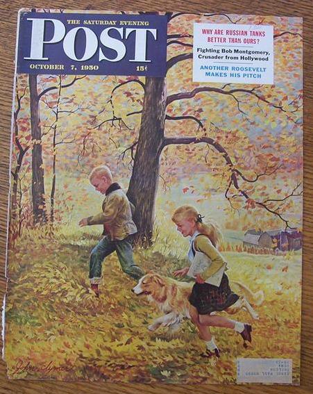 Saturday Evening Post Cover By Clymer - Oct 7, 1950