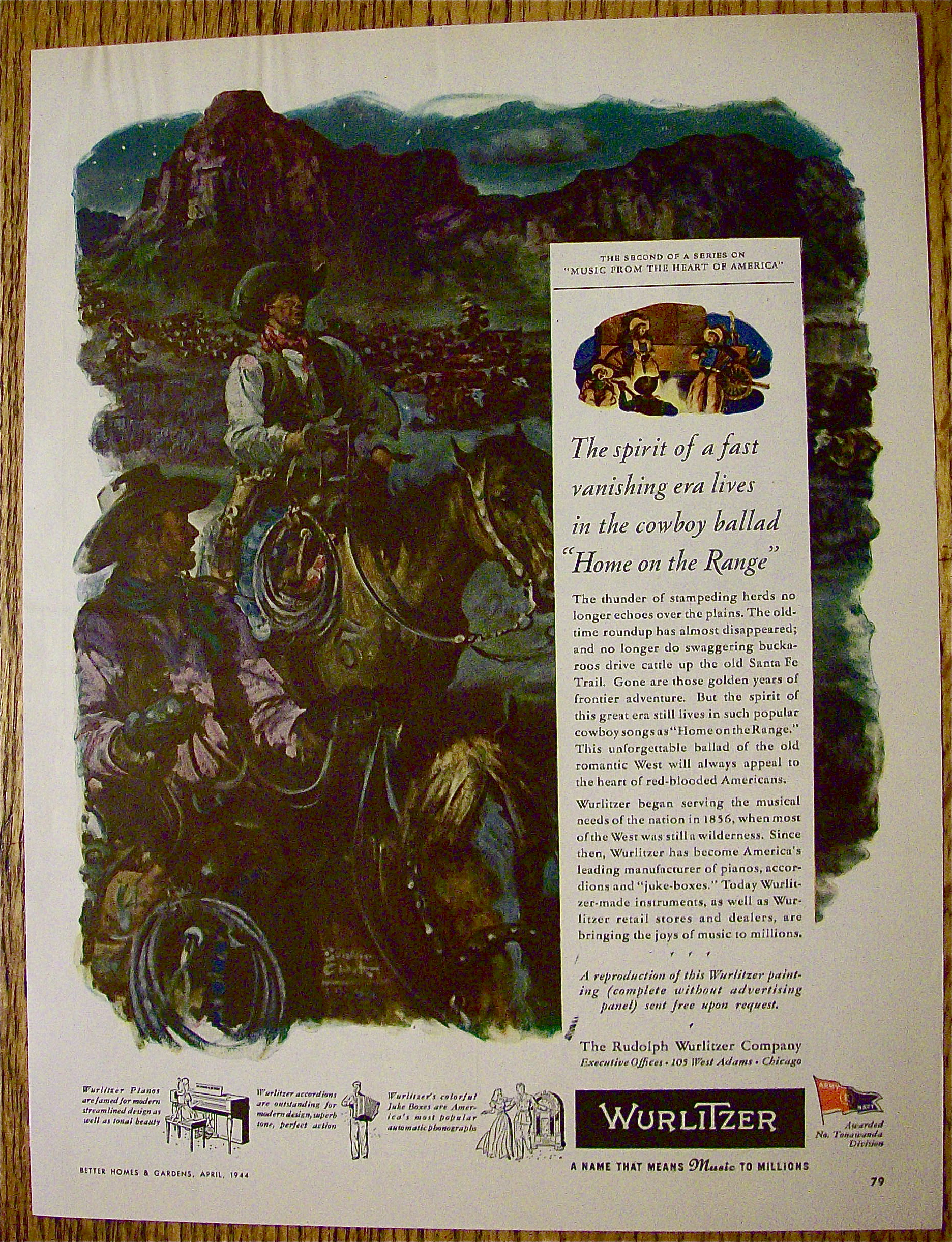 1944 Wurlitzer with  Home on The Range