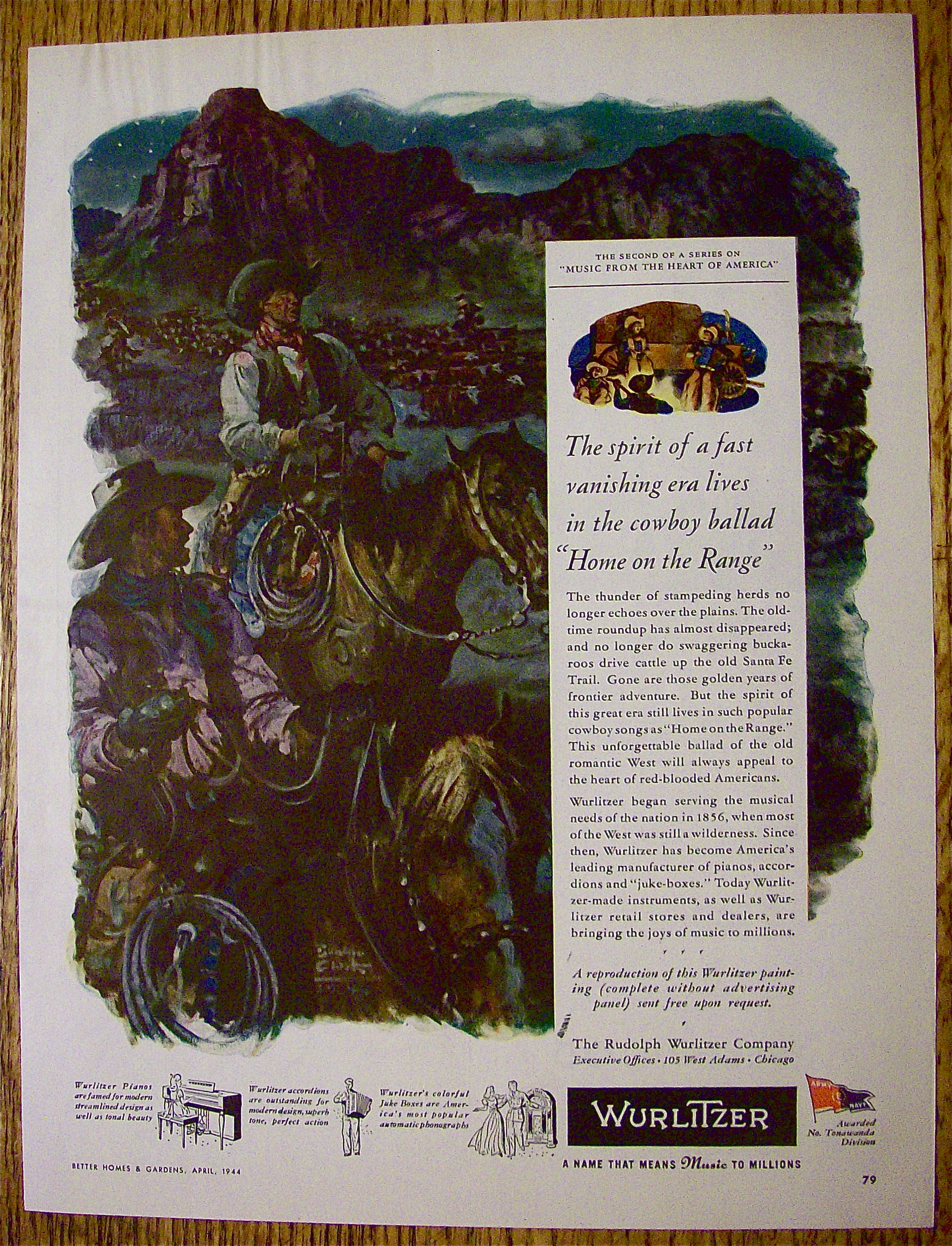 1944 Wurlitzer with  Home on The Range