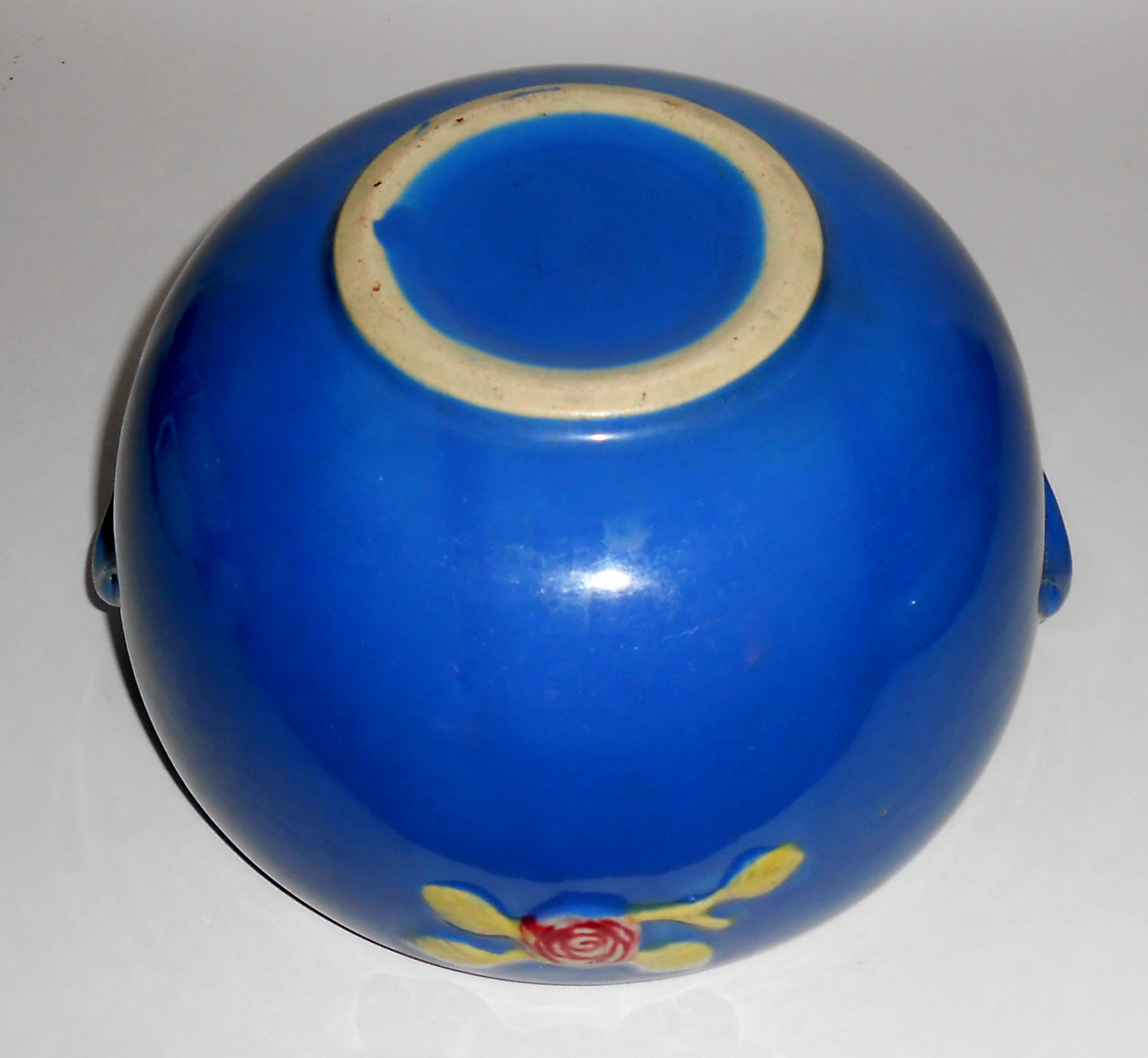 Coors Pottery Rosebud Blue Medium Pudding Bowl!