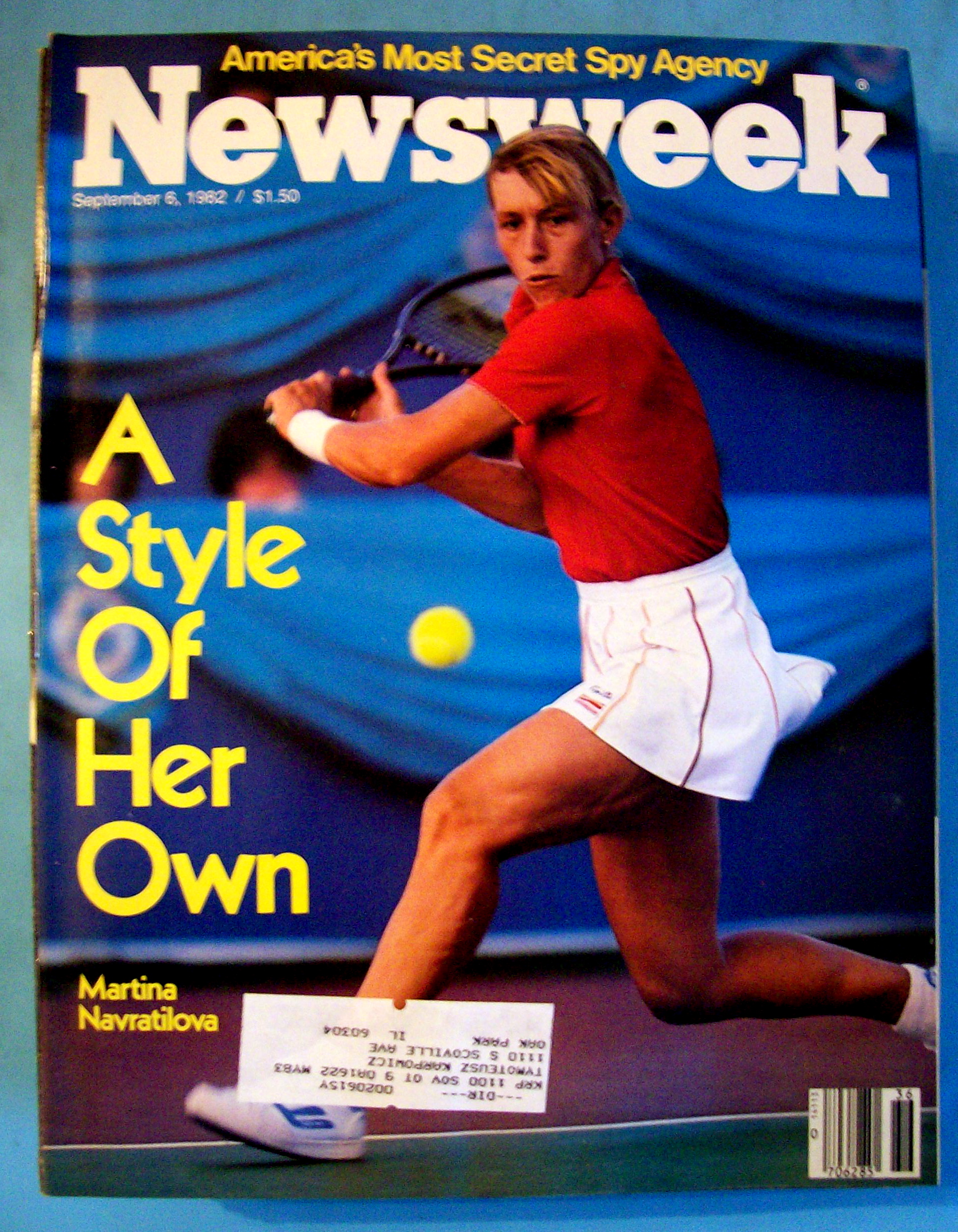 Newsweek Magazine-September 6, 1982-M. Navratilova
