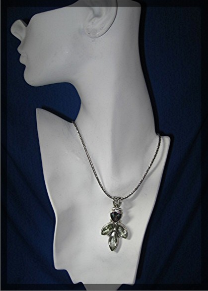 Sterling Silver Green Amethyst Mystic Topaz Pendant