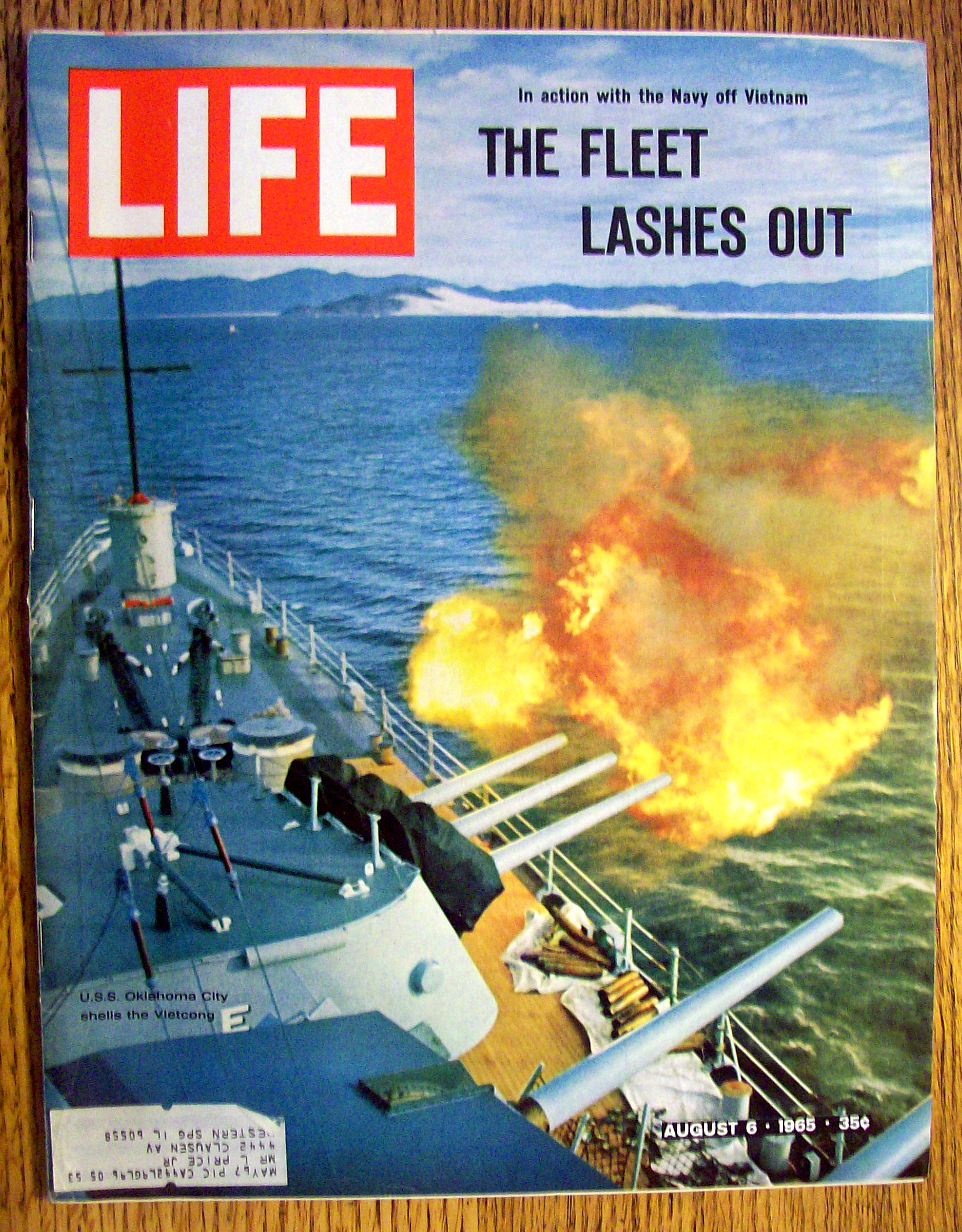 Life Magazine-August 6, 1965-The Fleet Lashes Out