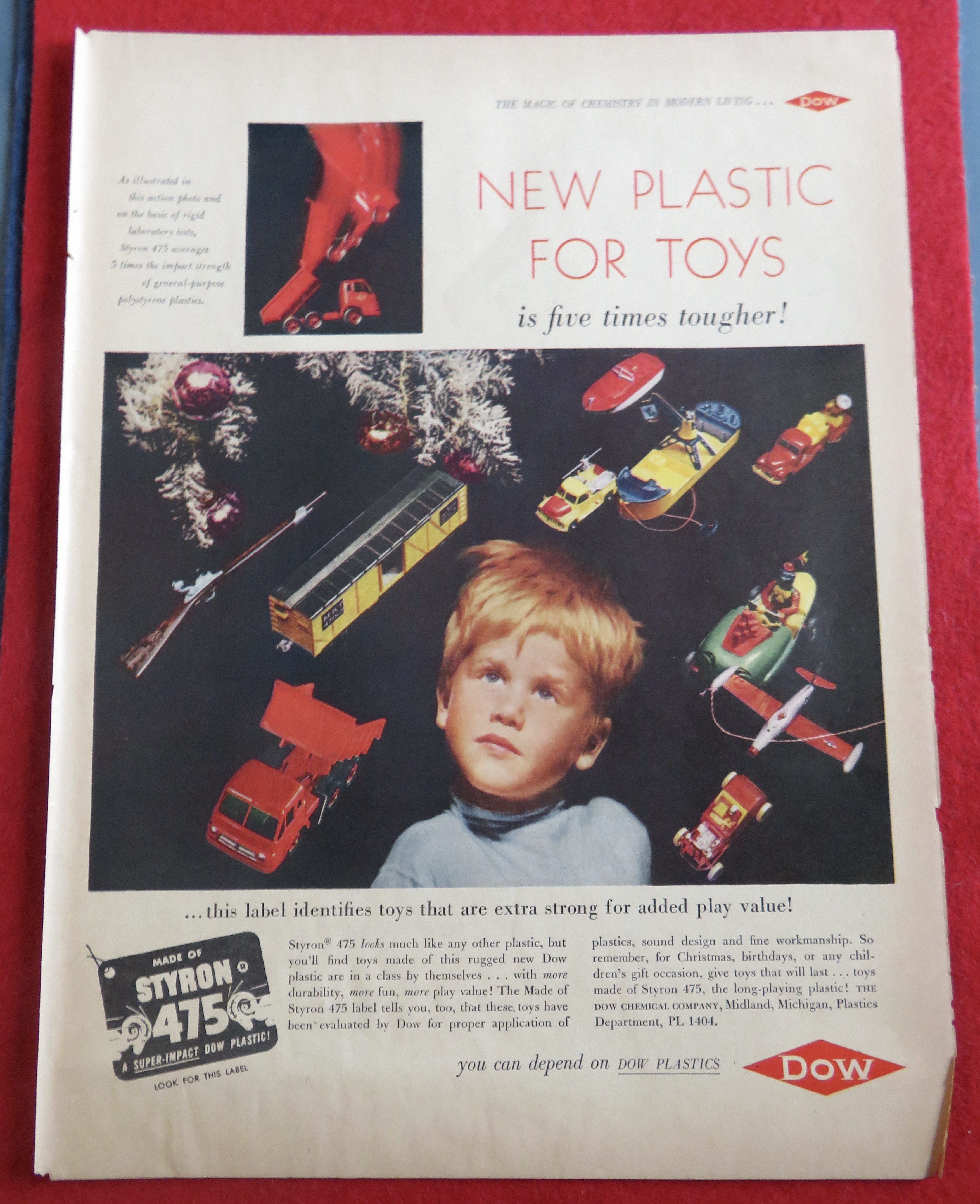 1953 Dow Plastics with Plastic For Toys