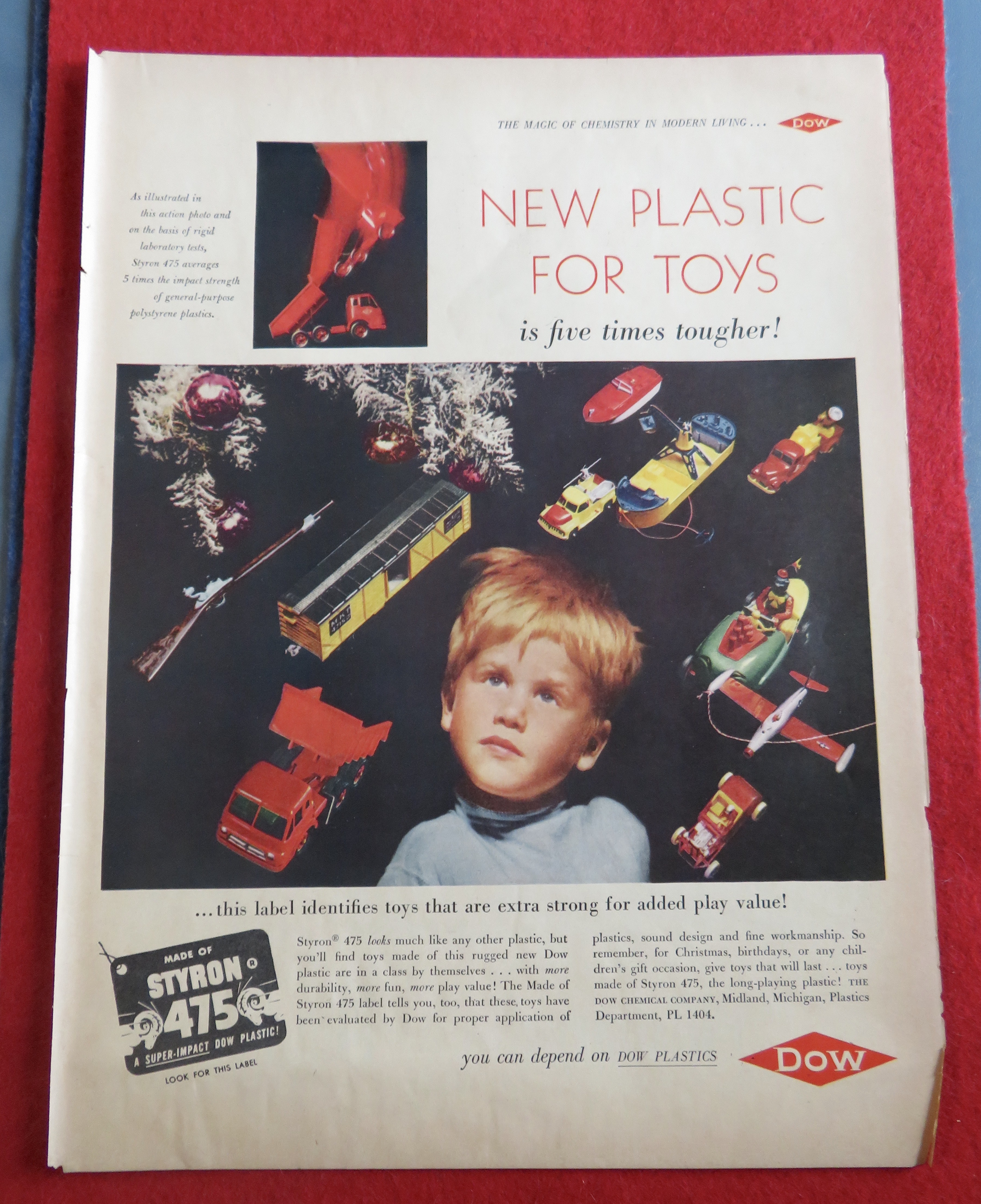 1953 Dow Plastics with Plastic For Toys