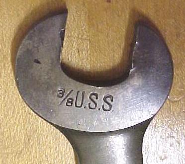 Billings Open End Wrench 3/8 & 7/16 inch 1356 Lock Nut