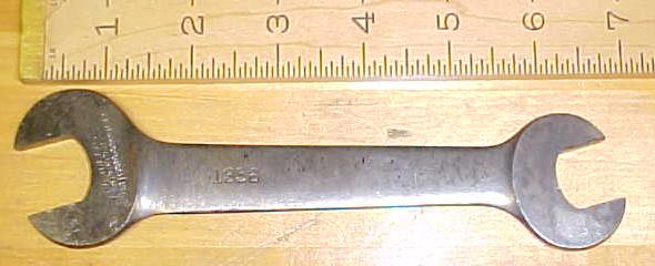 Billings Open End Wrench 3/8 & 7/16 inch 1356 Lock Nut