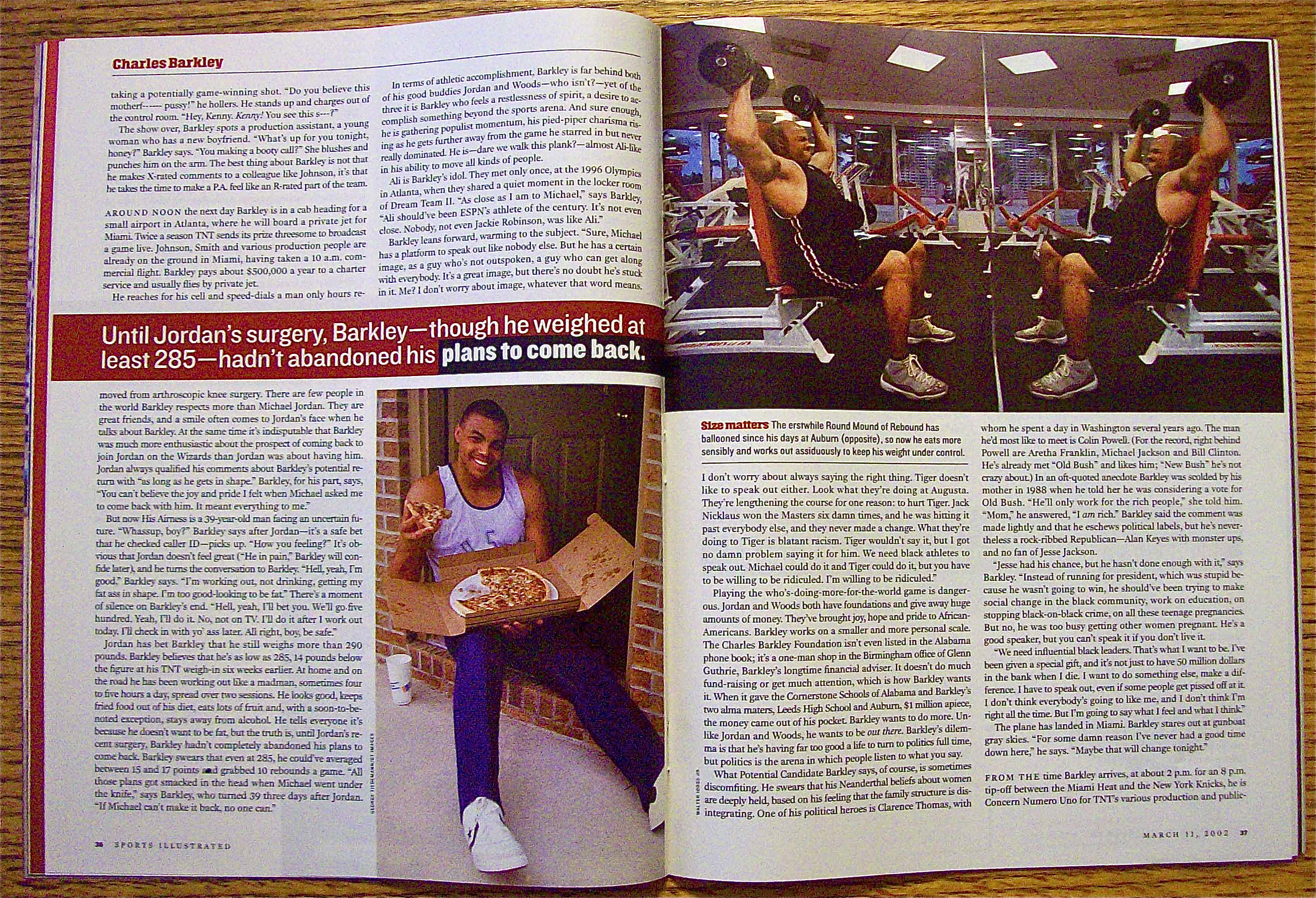 Sports Illustrated Magazine March 11, 2002 Charles B.