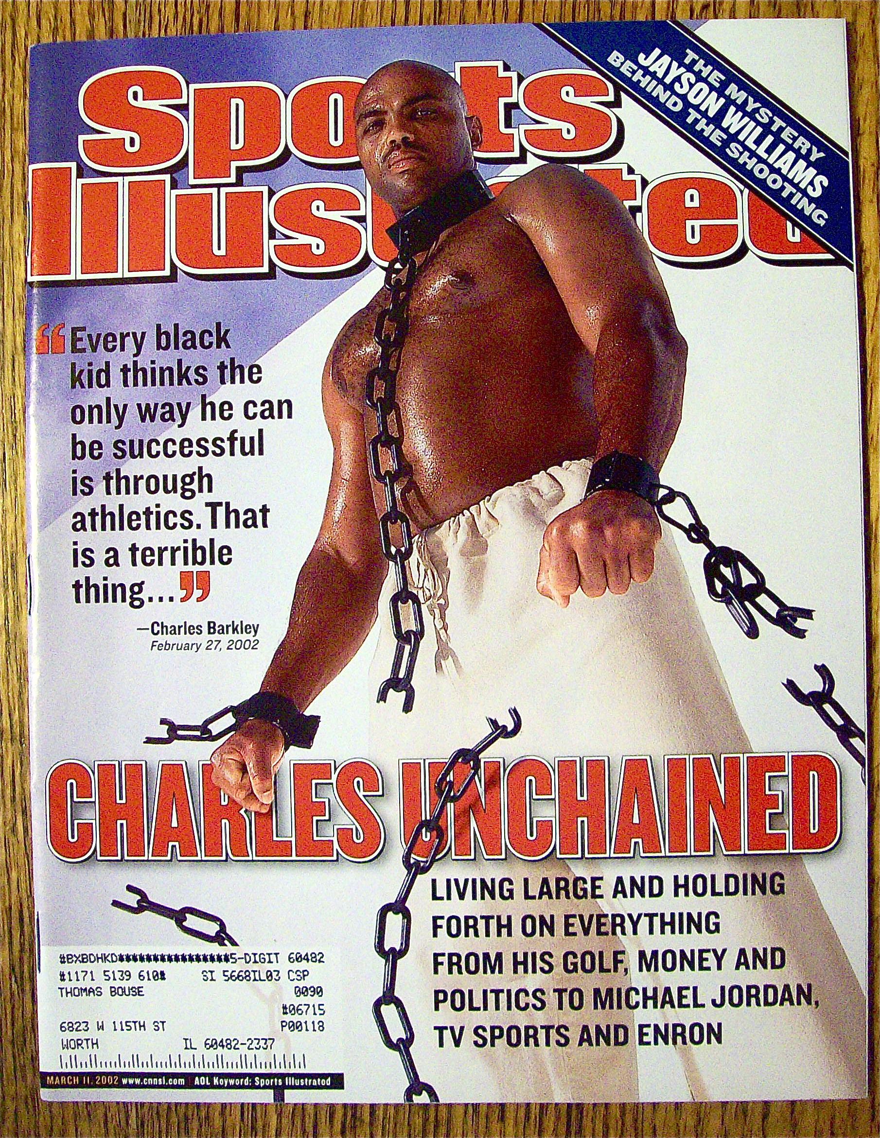 Sports Illustrated Magazine March 11, 2002 Charles B.