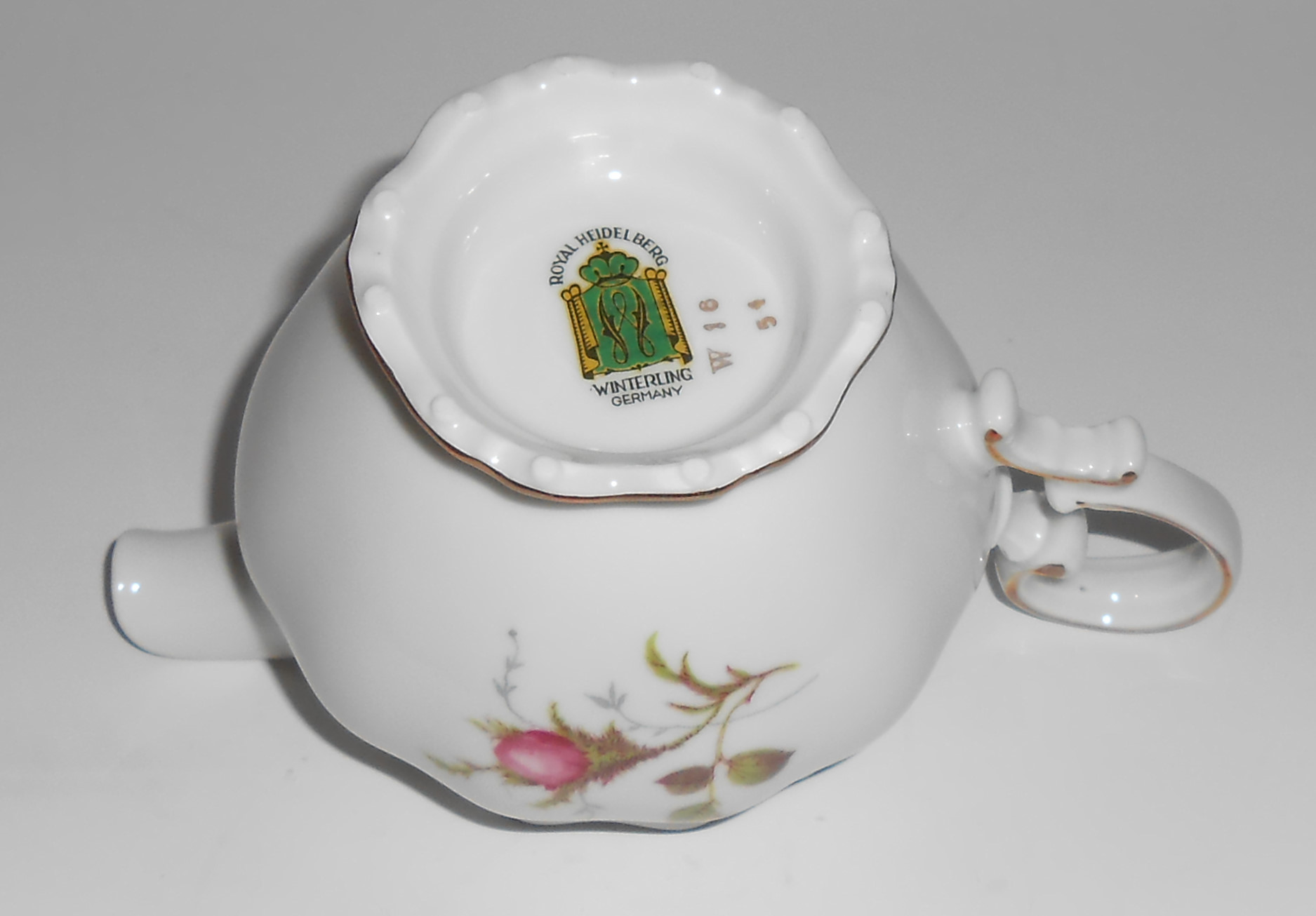 Winterling Germany Porcelain China Wild Rose Creamer