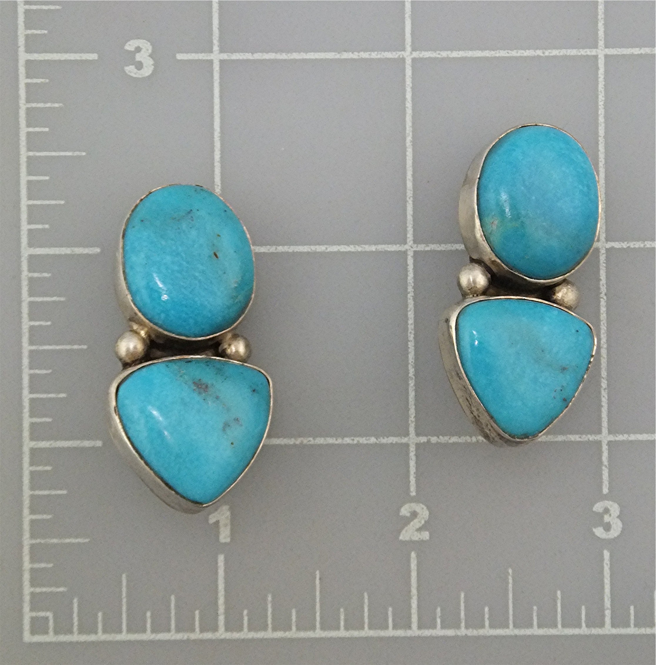David Troutman Sterling Silver Sleping Beauty Turquoise